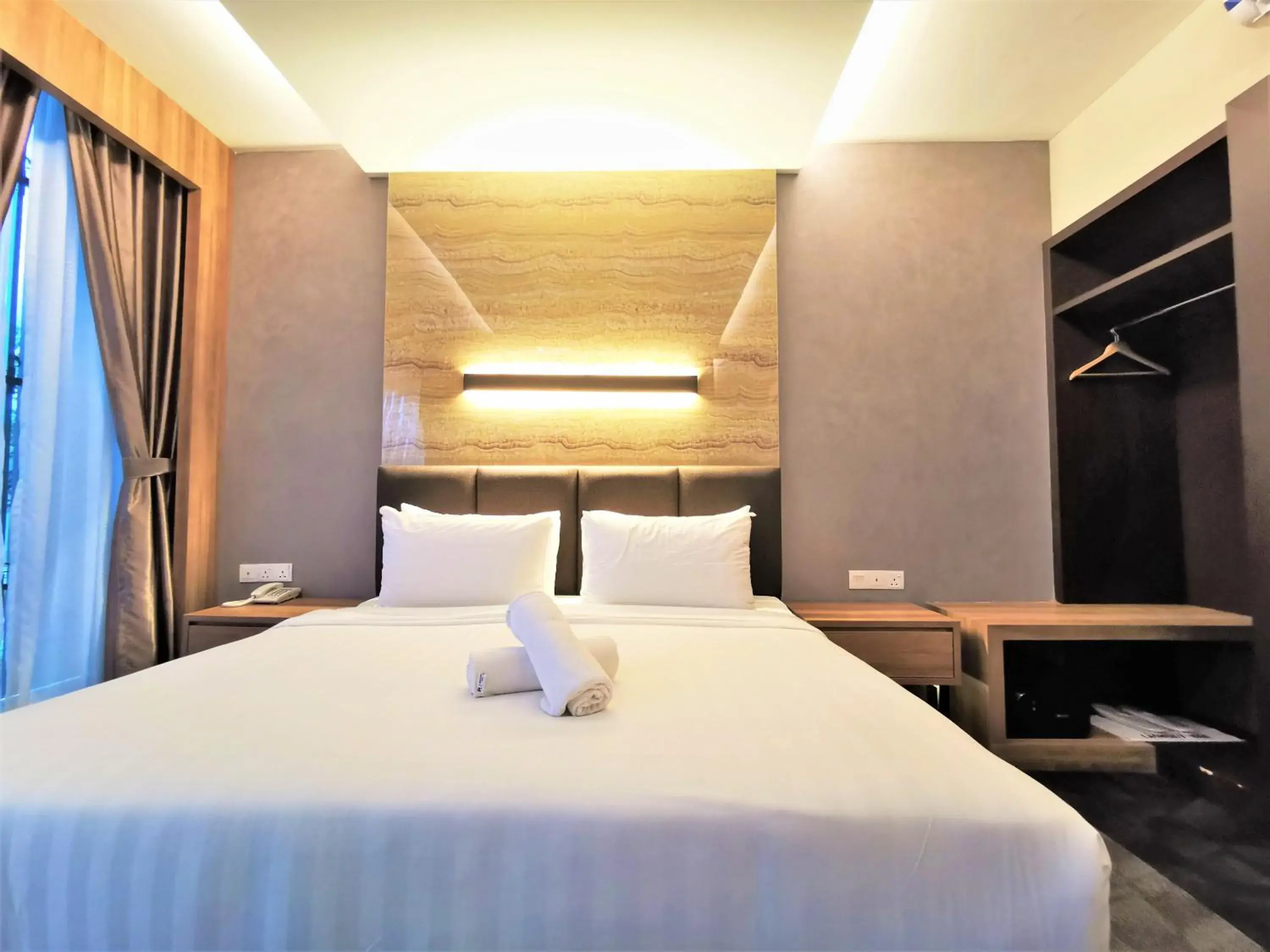 Bed in Prestigo Hotel - Johor Bharu