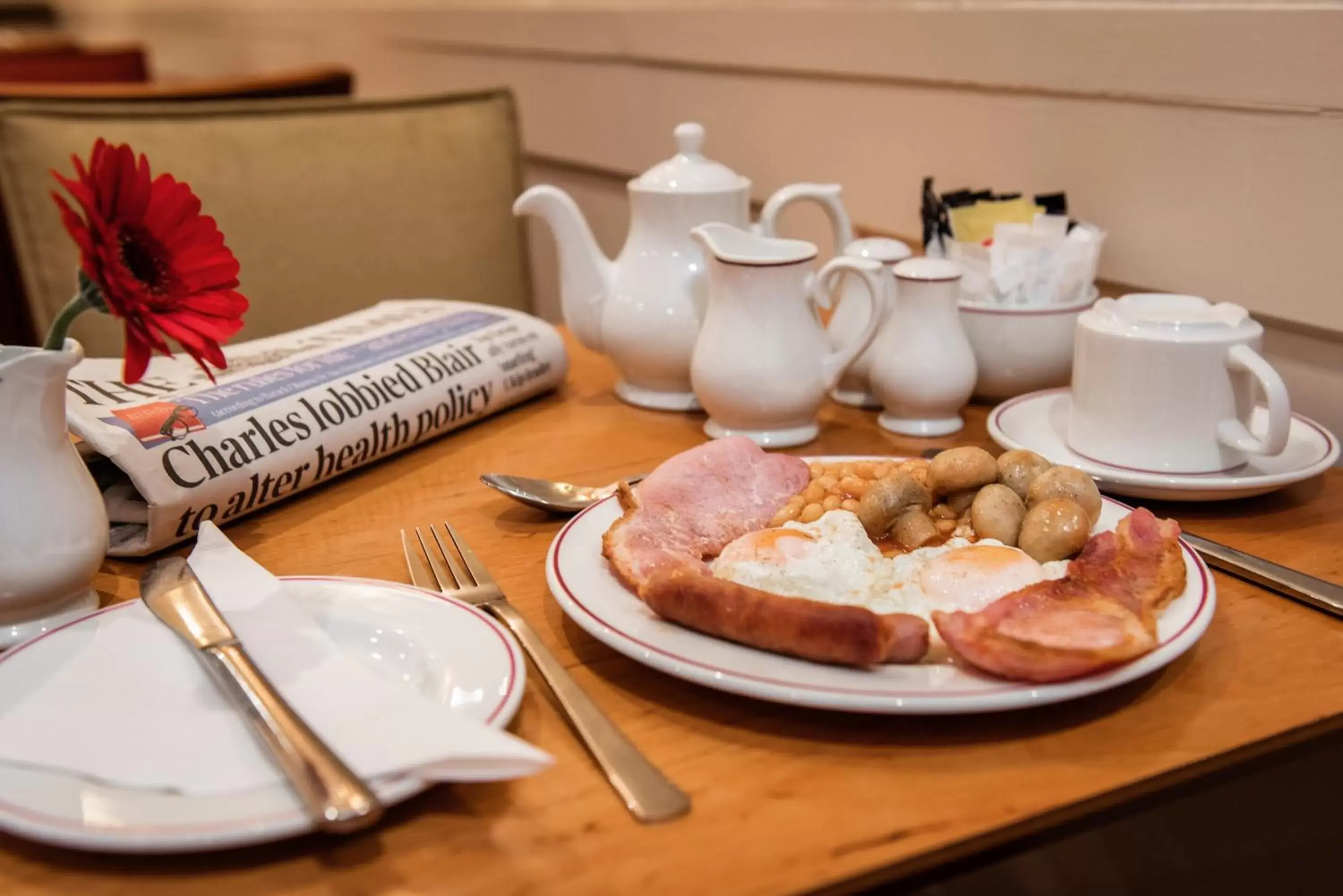 English/Irish breakfast in Blandford Hotel