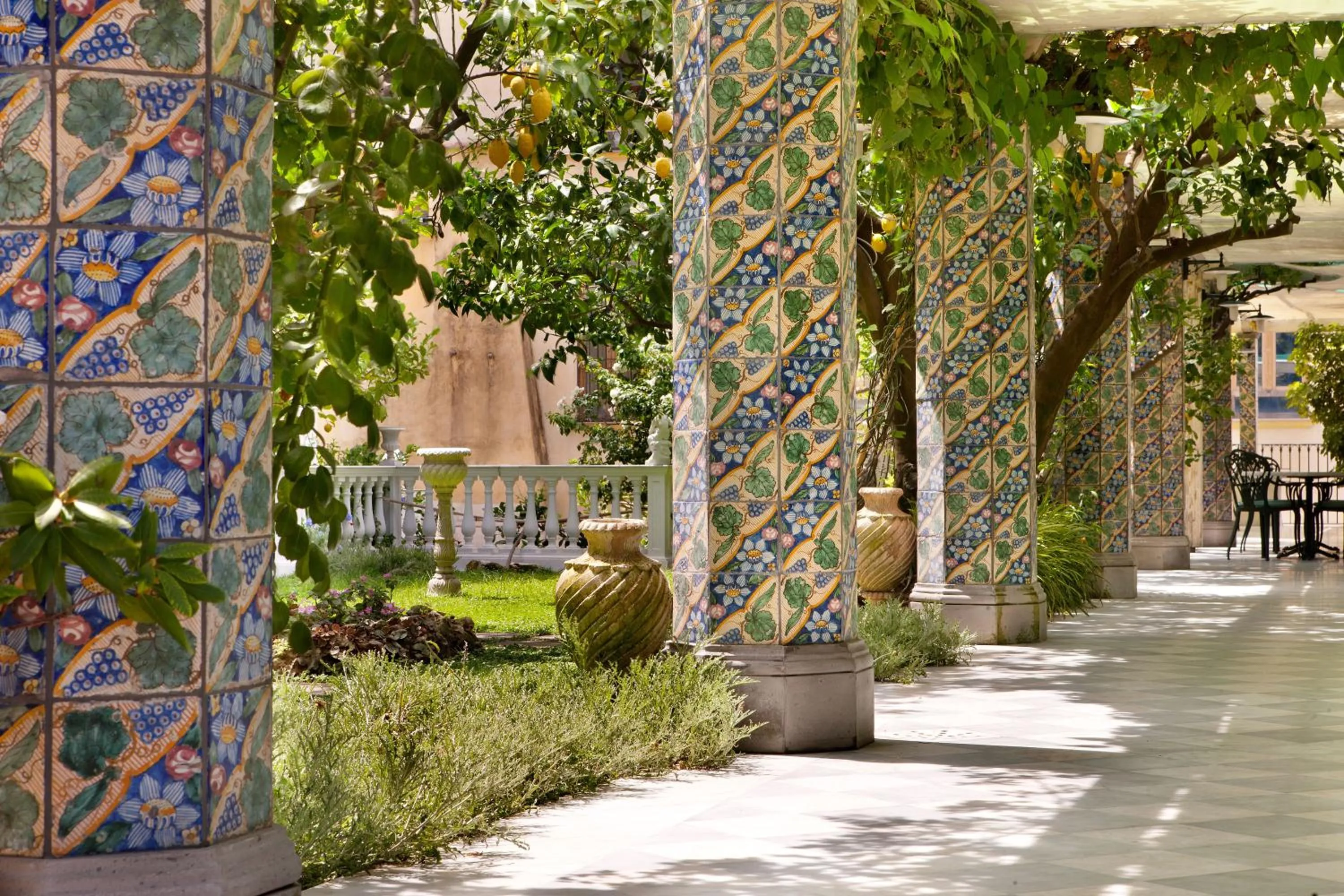 Garden in Grand Hotel La Favorita