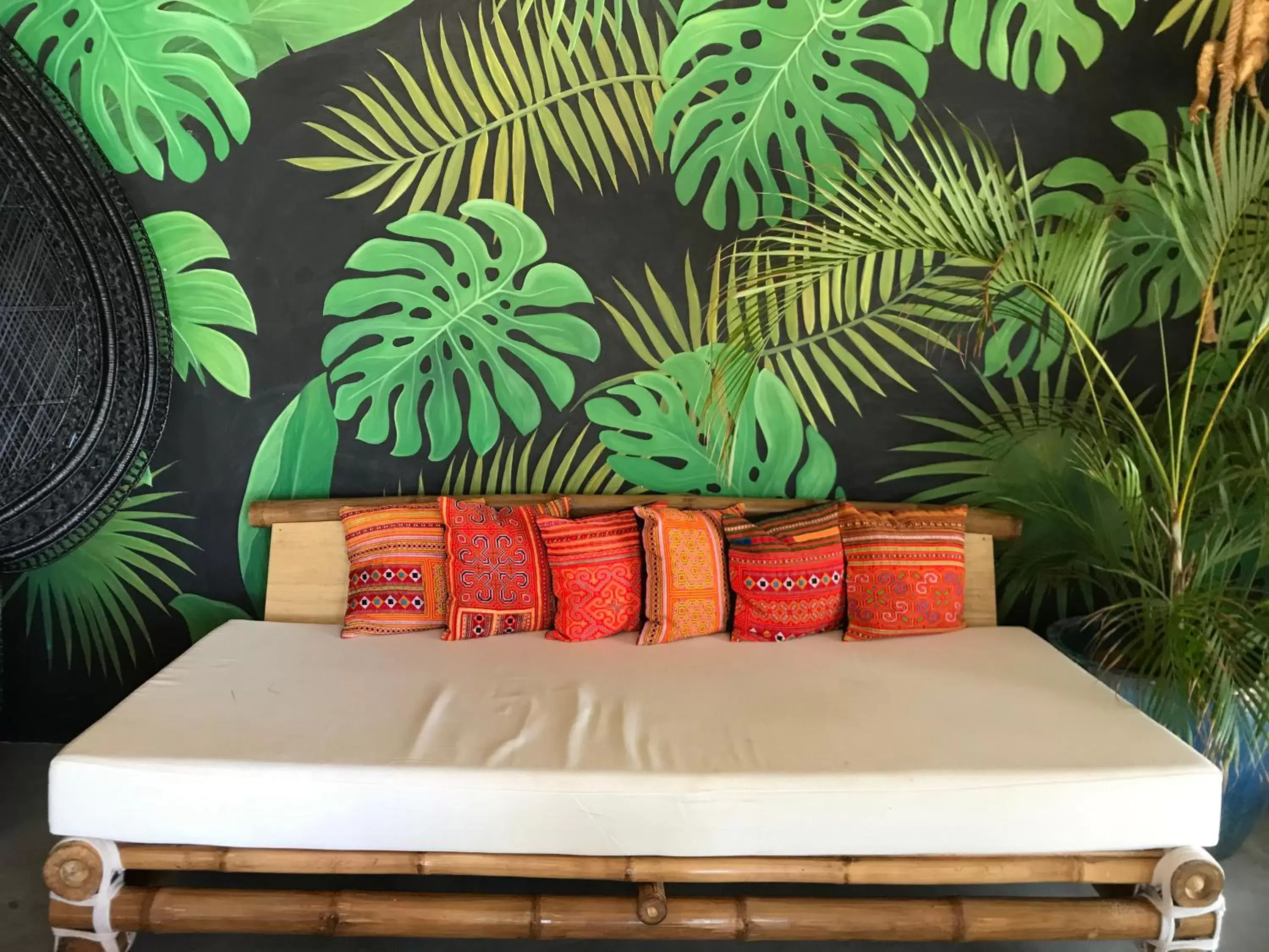 Living room in Amihan Beach Cabanas Living room in Amihan Beach Cabanas