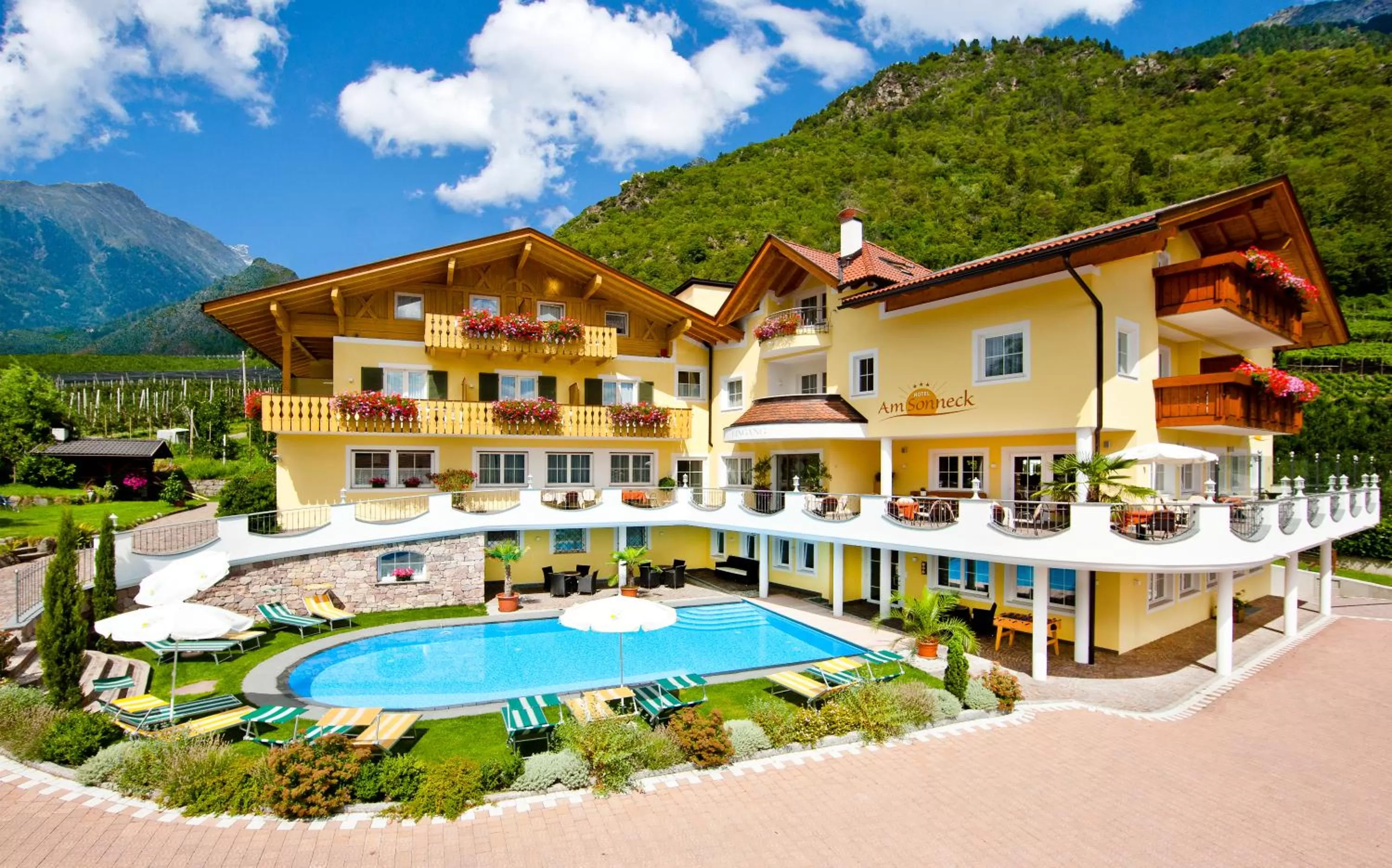 Property building in Hotel Am Sonneck