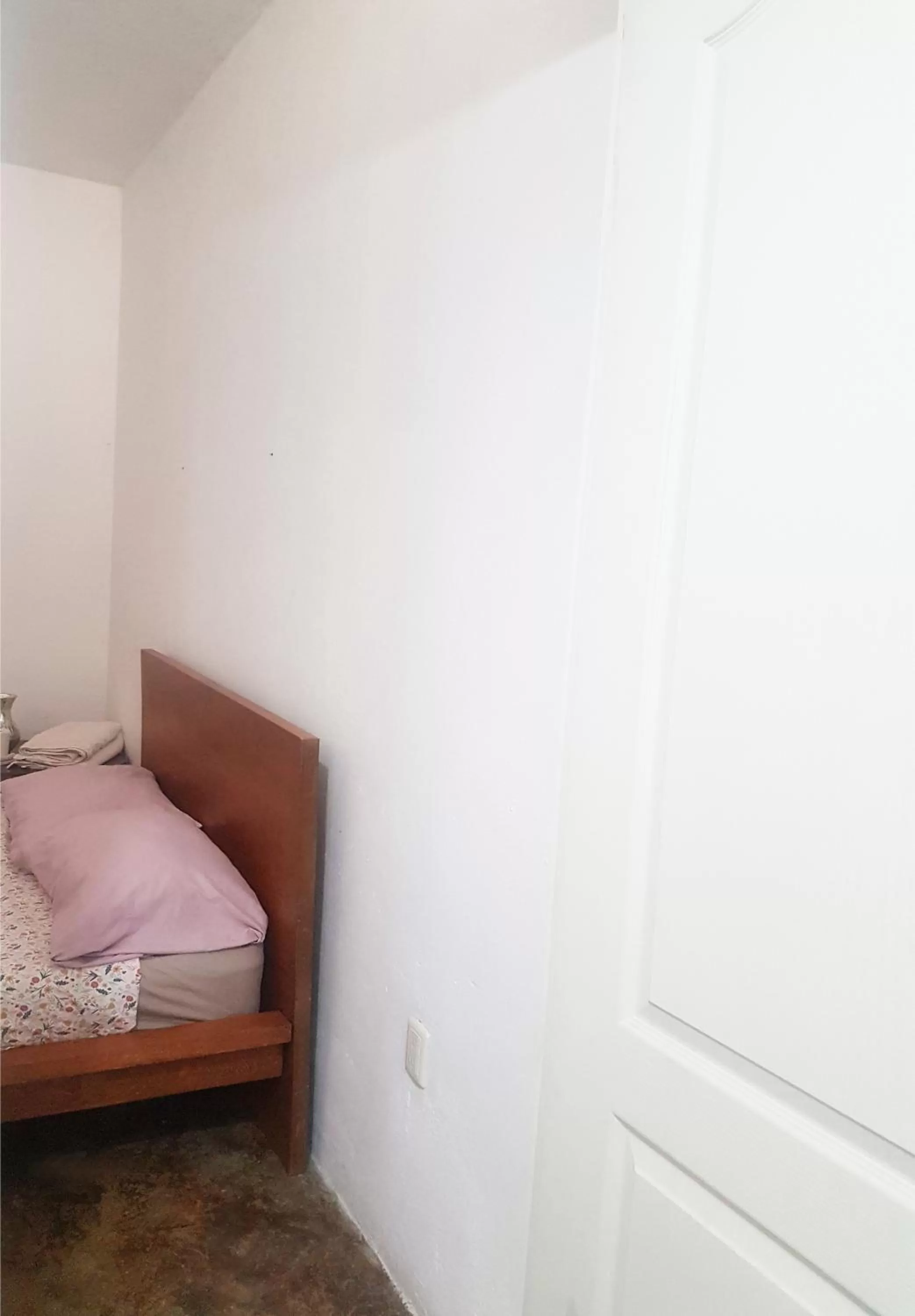 Bed in Hostal Hoja Santa