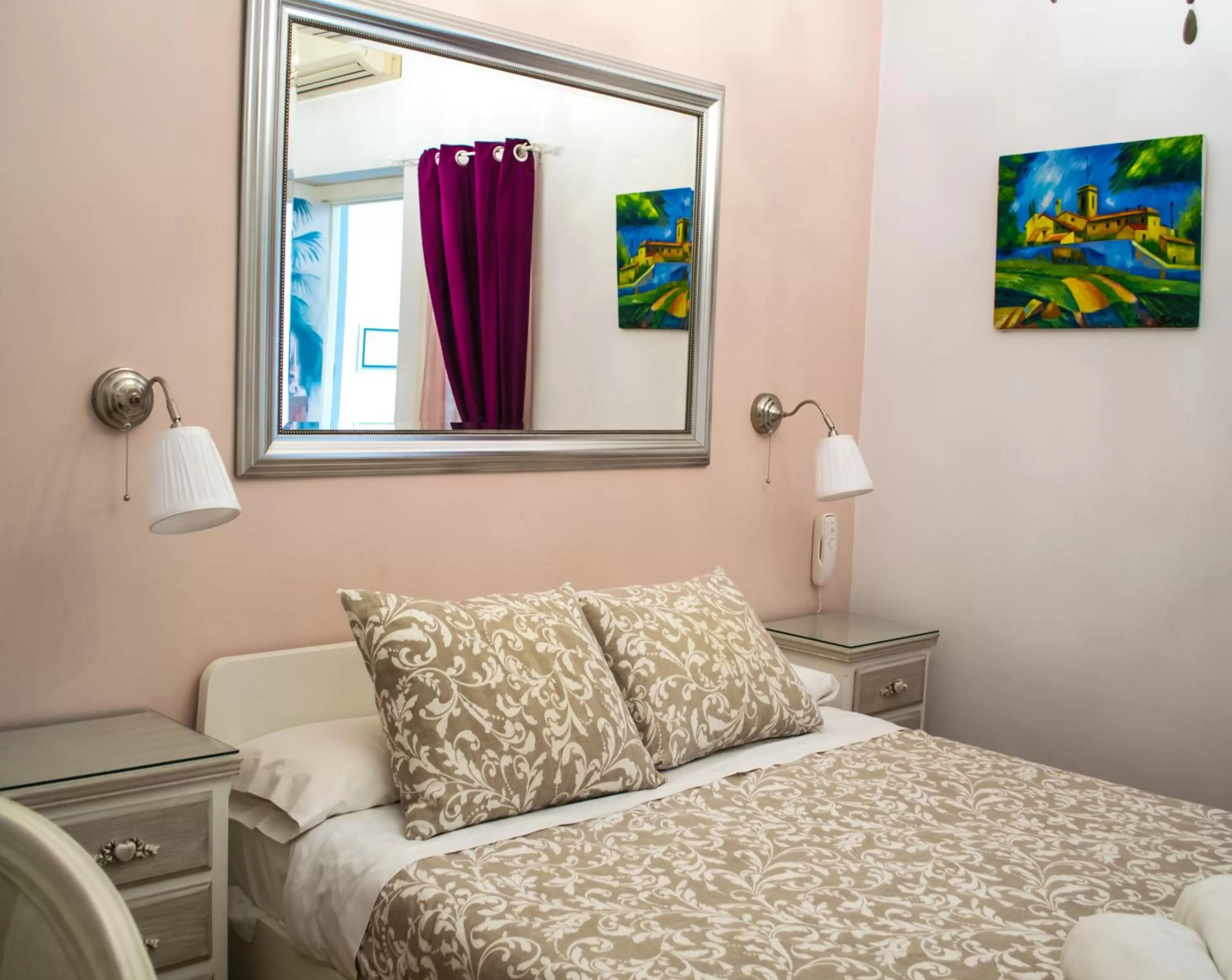 Bedroom, Bed in Un Patio en Santa Cruz