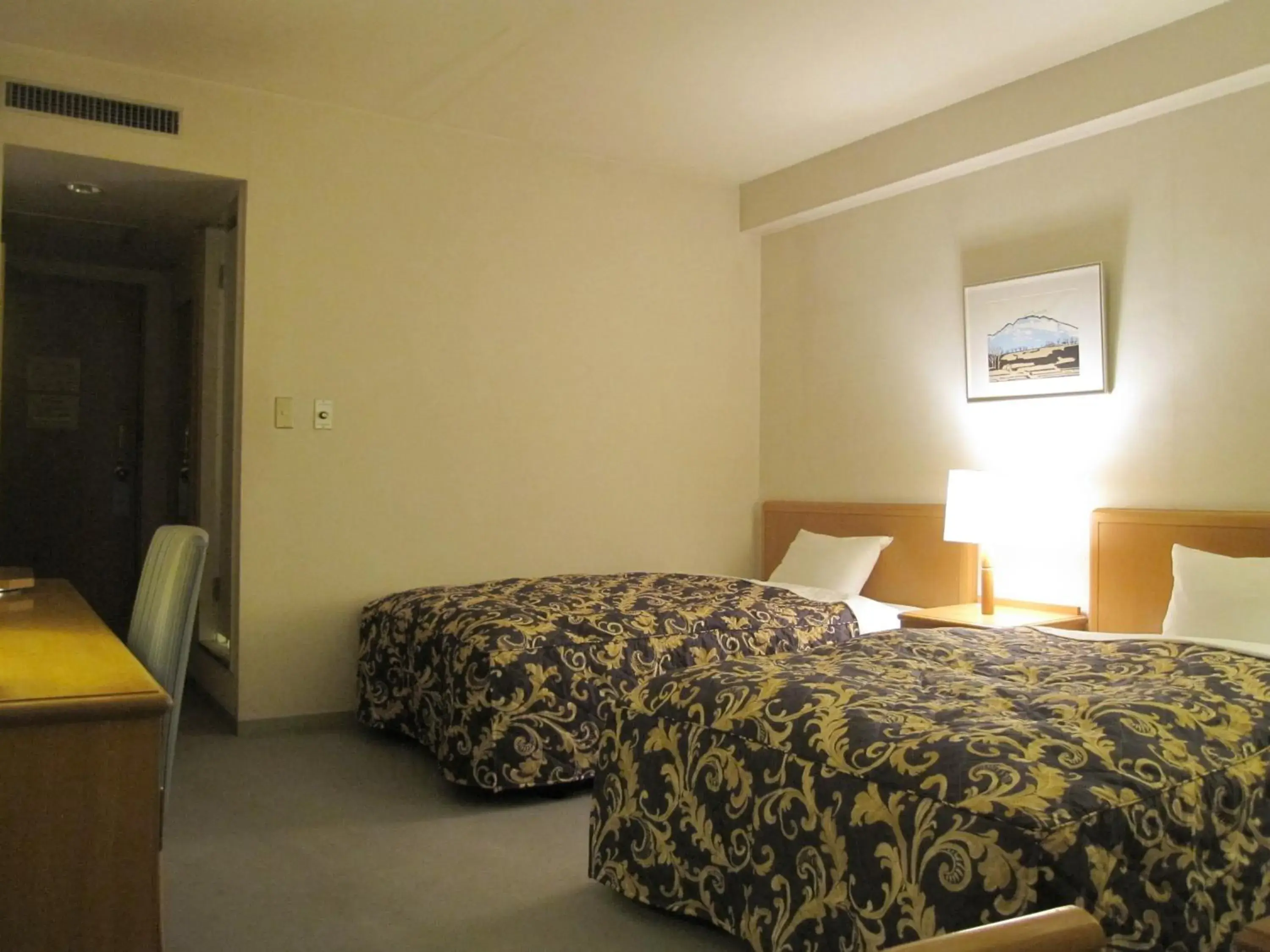 Bed in Saku Grand Hotel