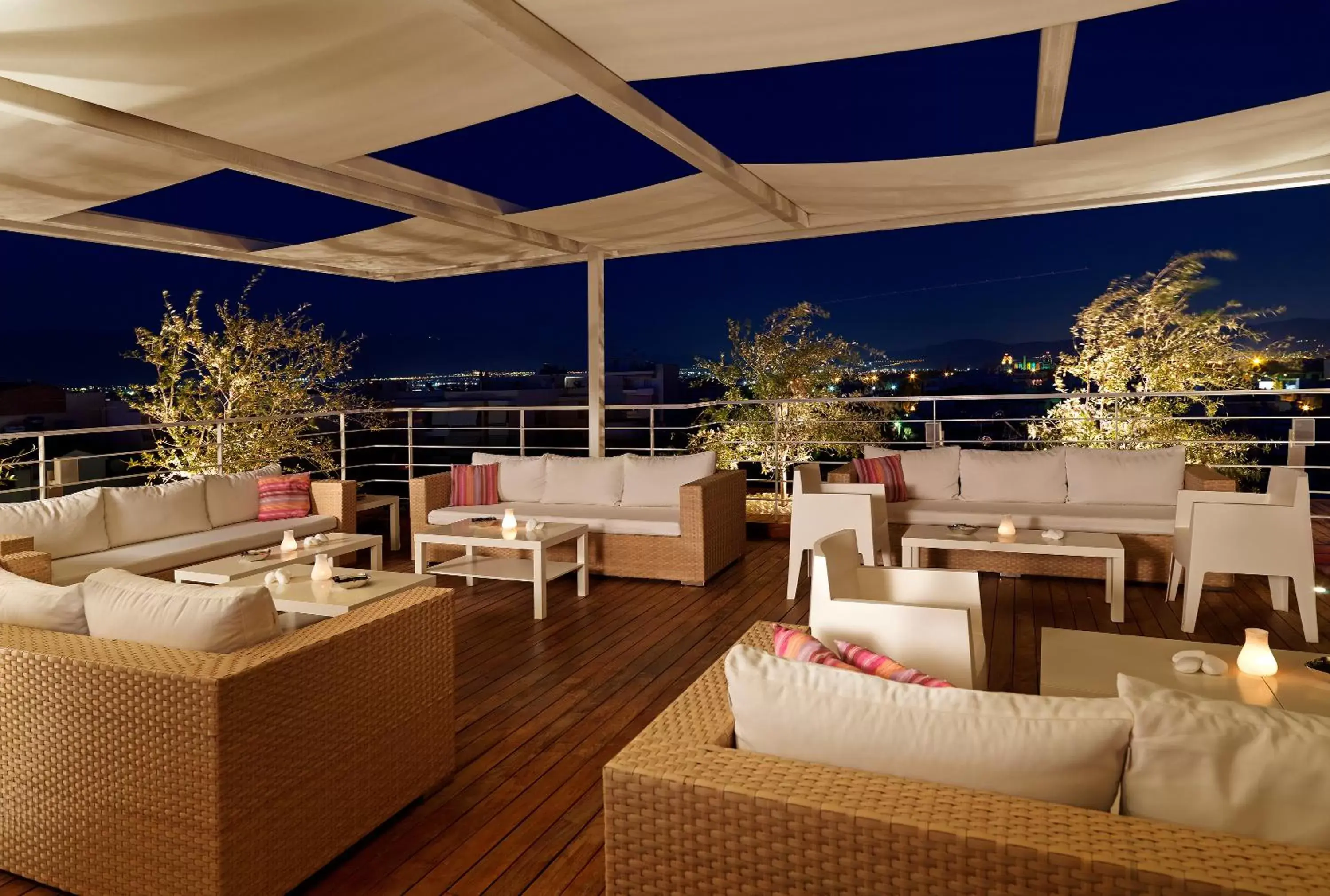 Balcony/Terrace, Restaurant/Places to Eat in Elefsina Hotel