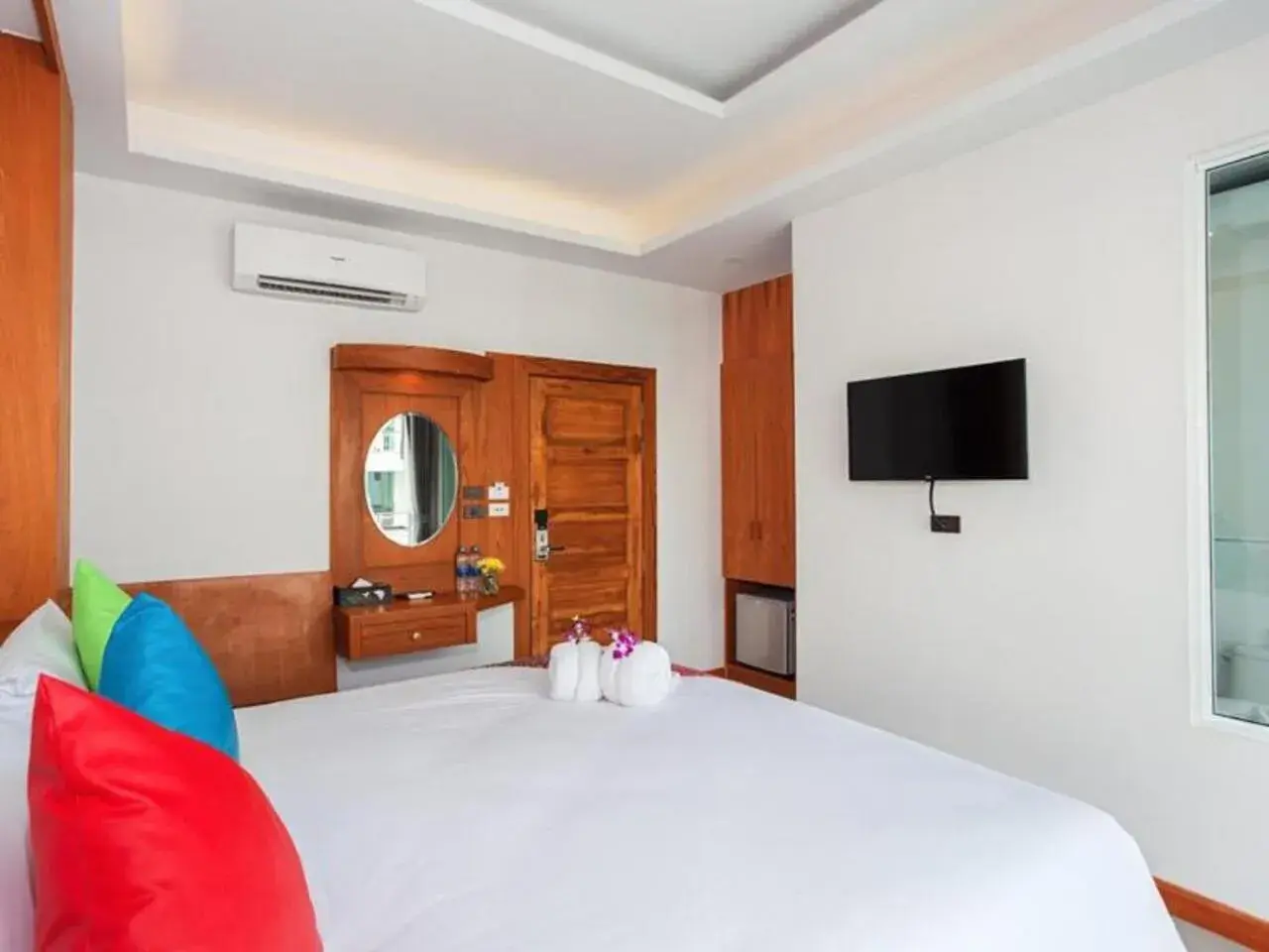 Bedroom, Bed in The Samui Beach Resort - SHA Plus Certified