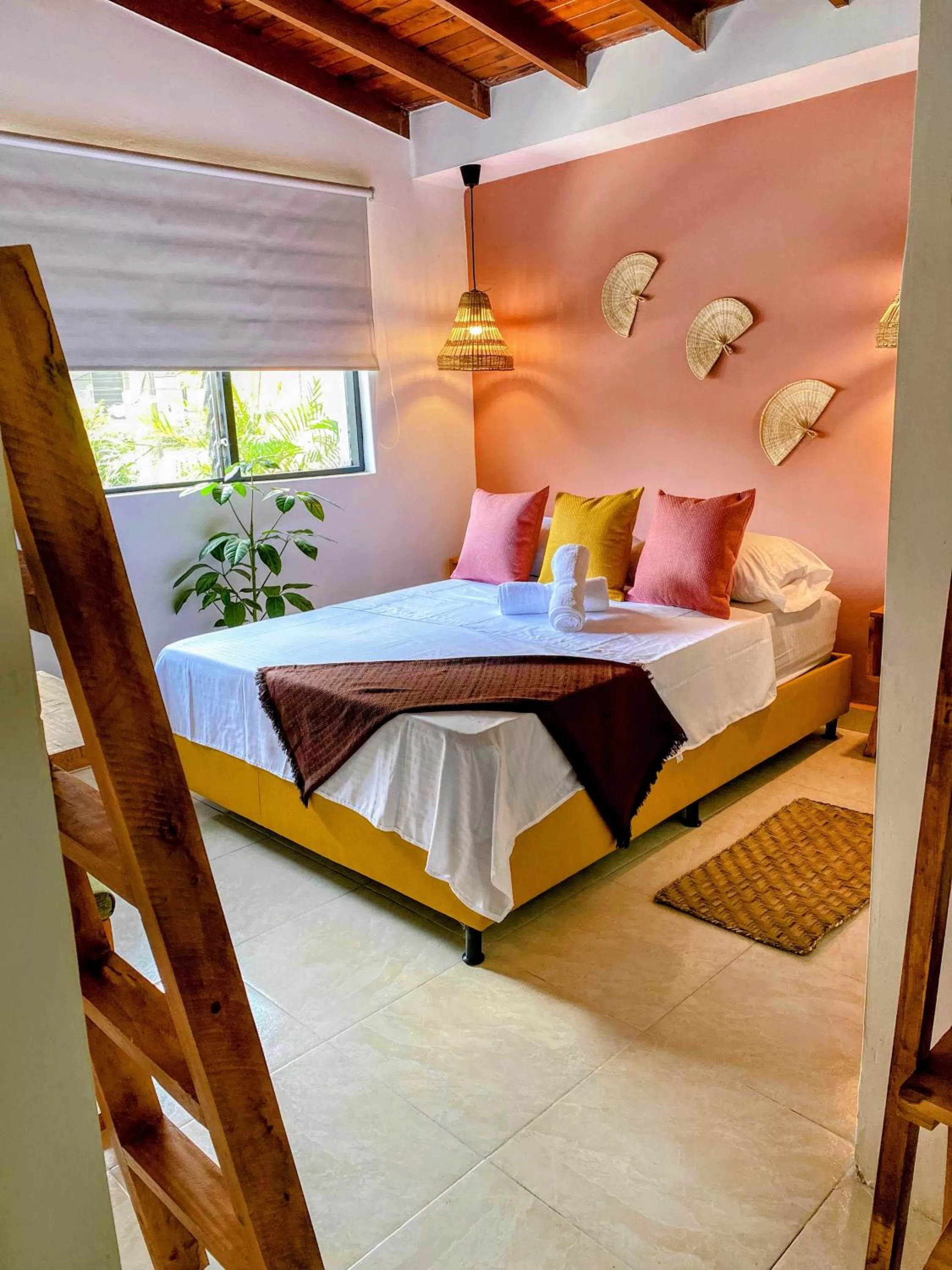 Bed in Luum Guest House