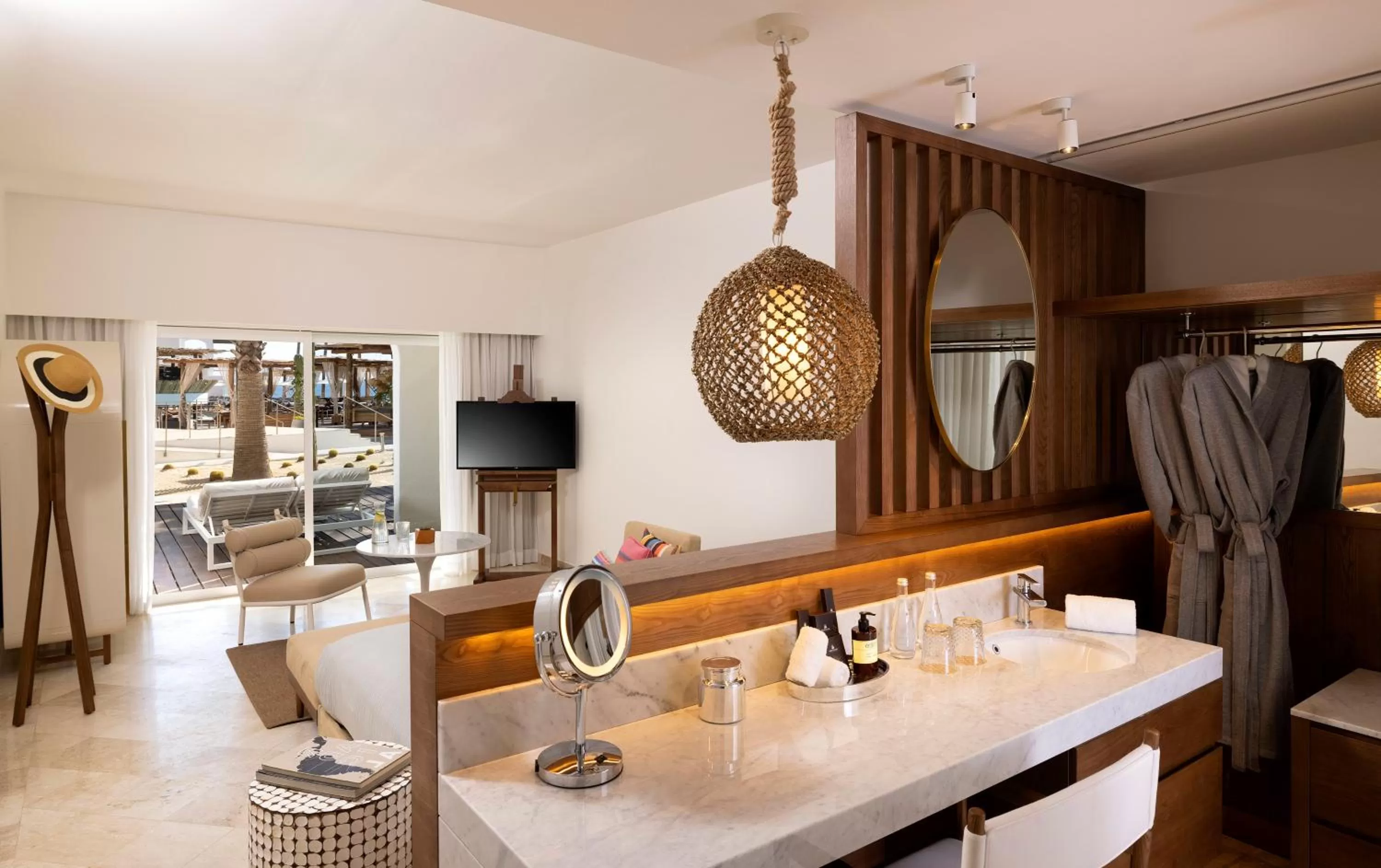 Bathroom in ME Cabo by Meliá