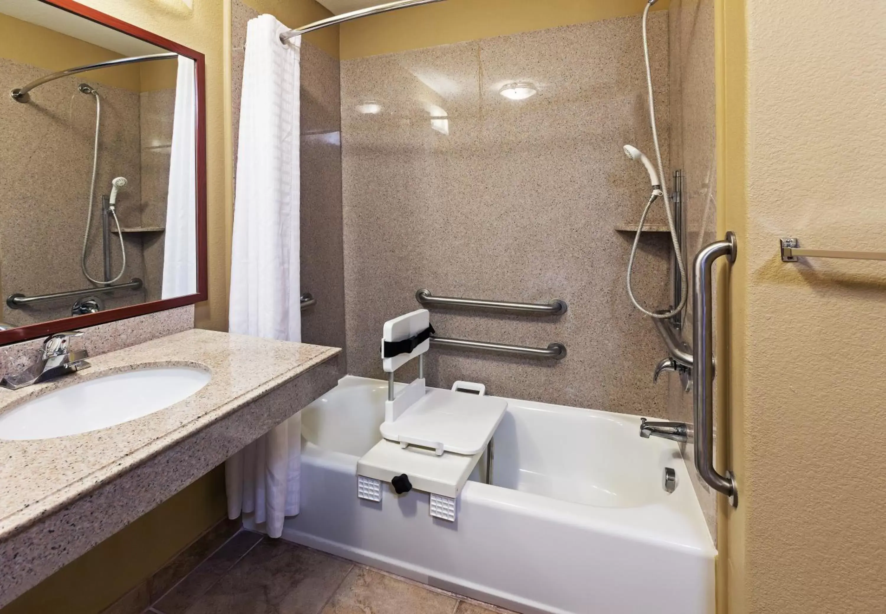 Bathroom in Candlewood Suites - Texas City, an IHG Hotel