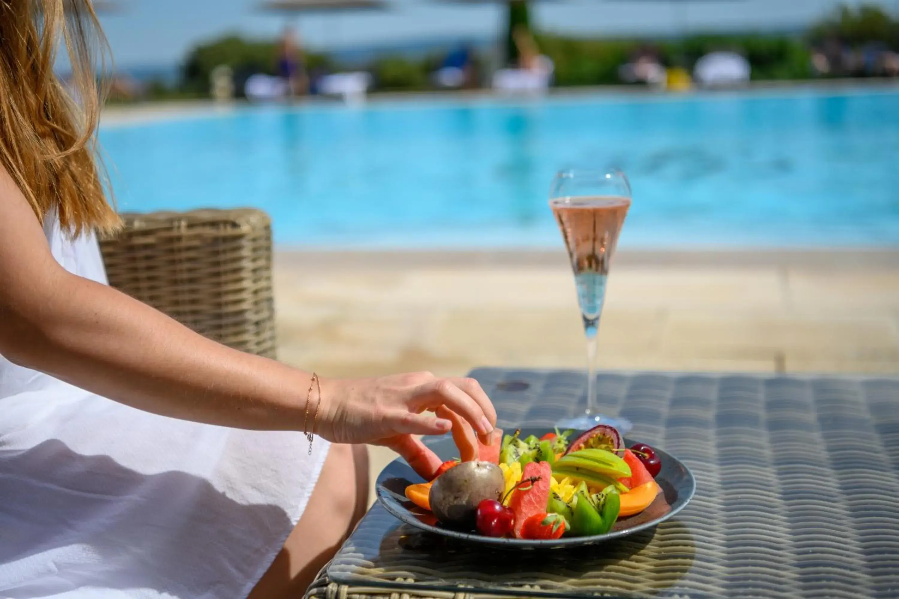 People, Swimming Pool in Hotel Les Bories & Spa