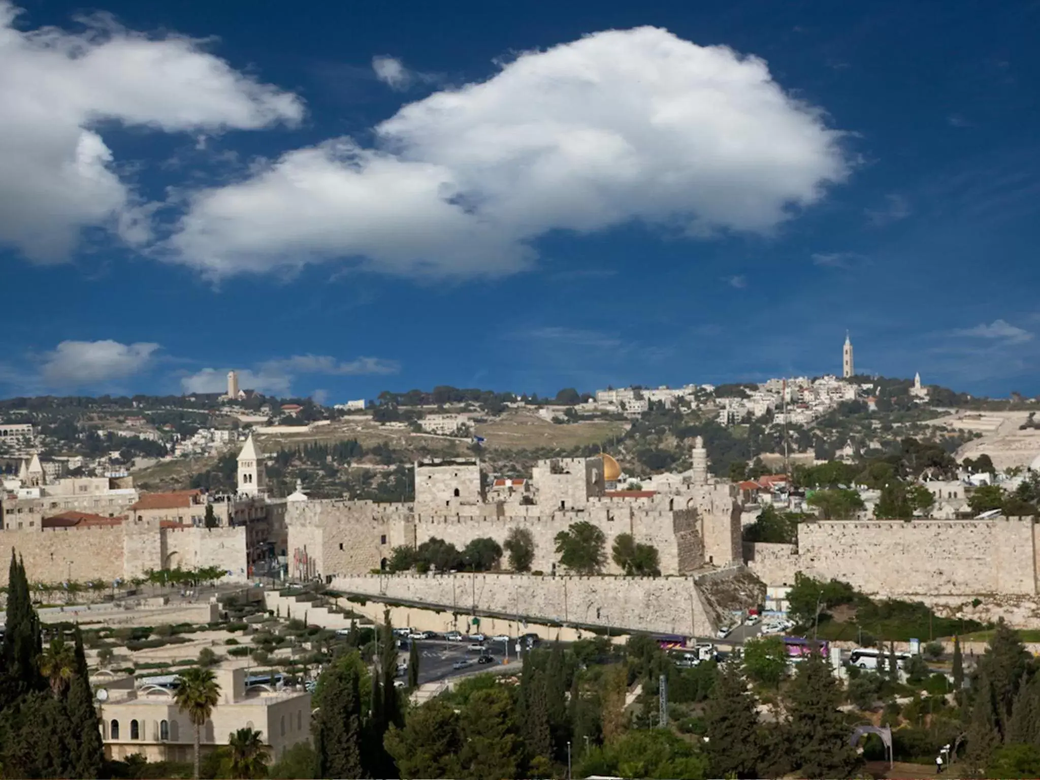 View (from property/room) in King David Hotel Jerusalem