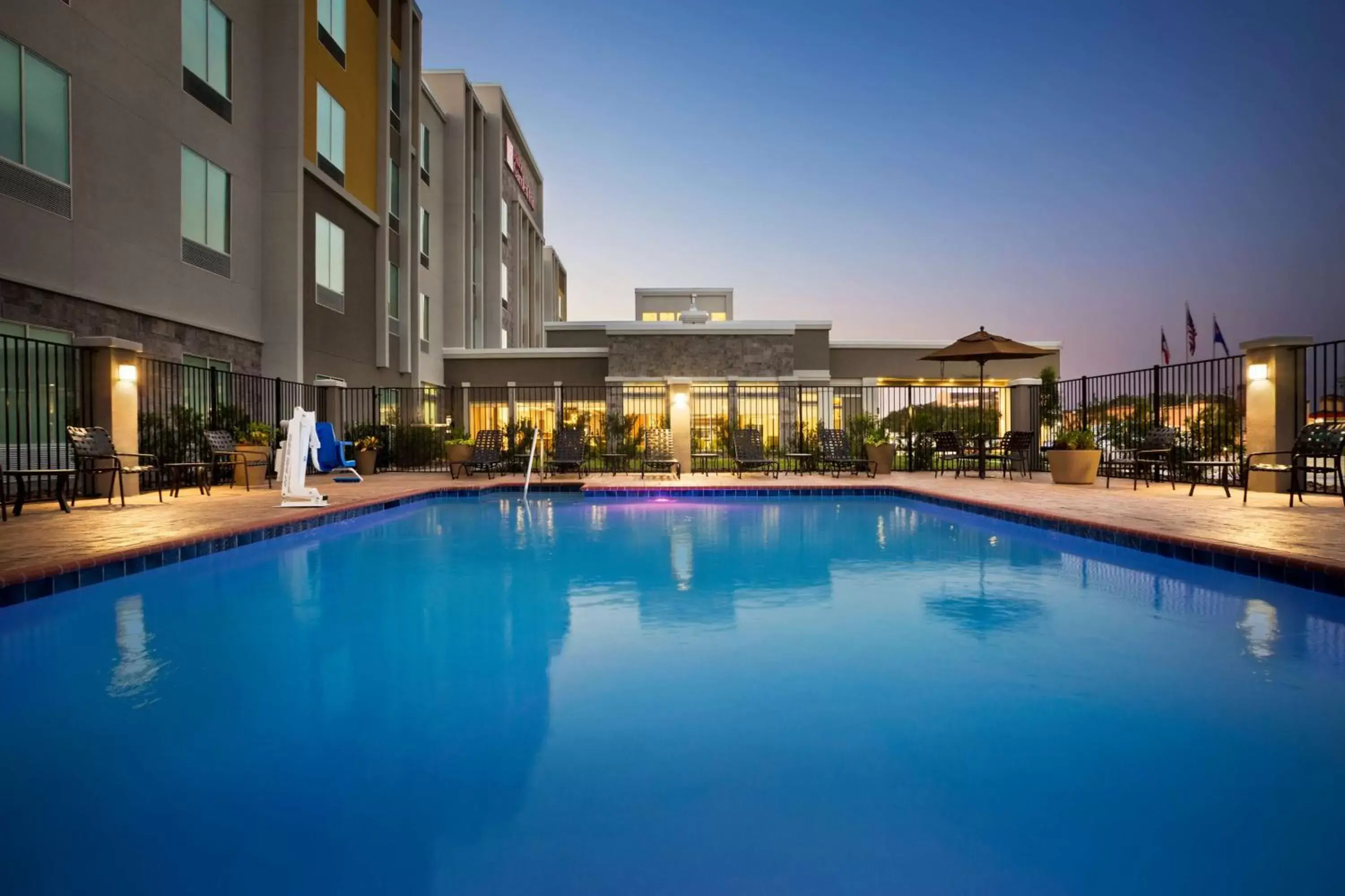 Pool view, Swimming Pool in Hilton Garden Inn Houston-Baytown