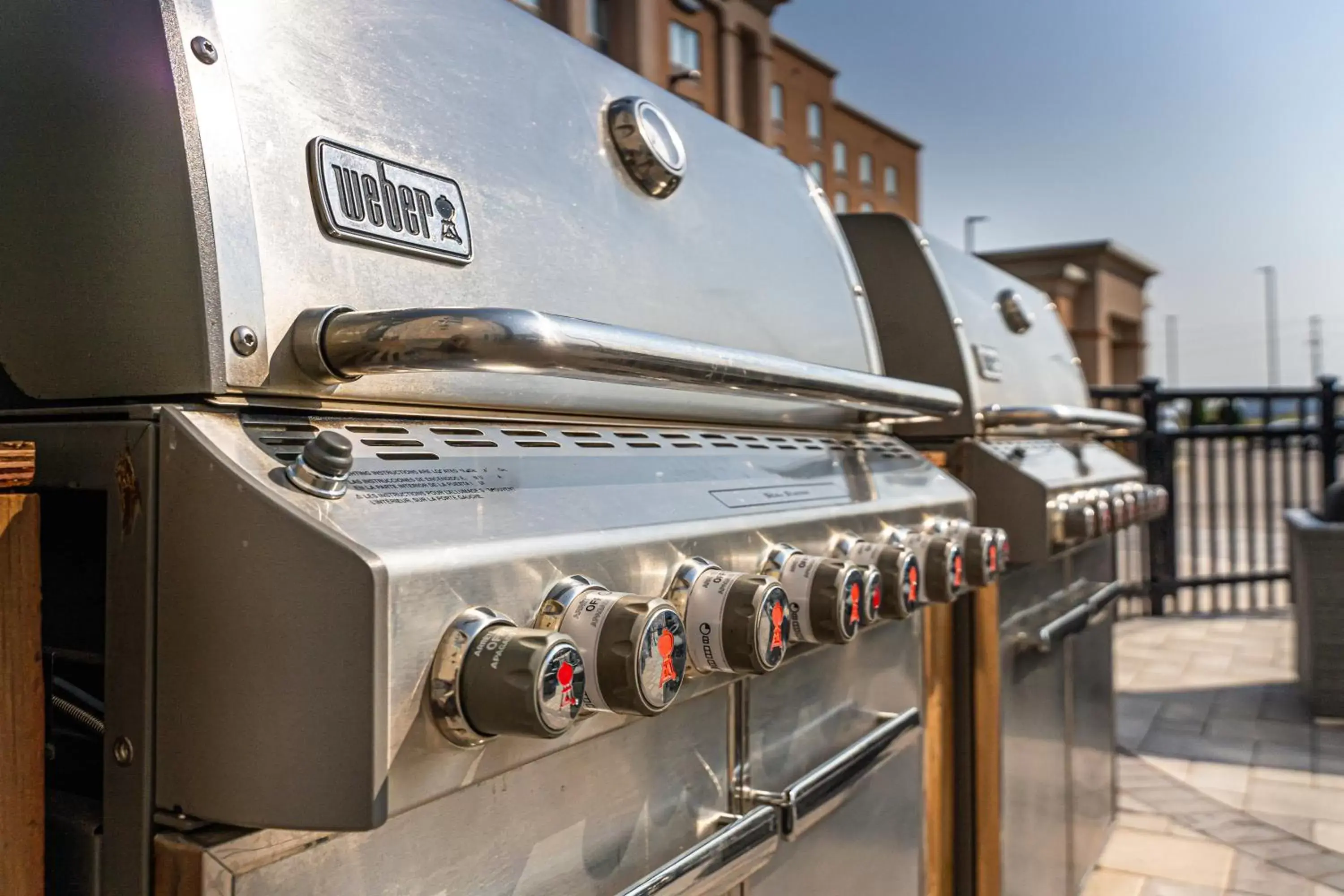 BBQ facilities in TownePlace Suites by Marriott Brantford and Conference Centre