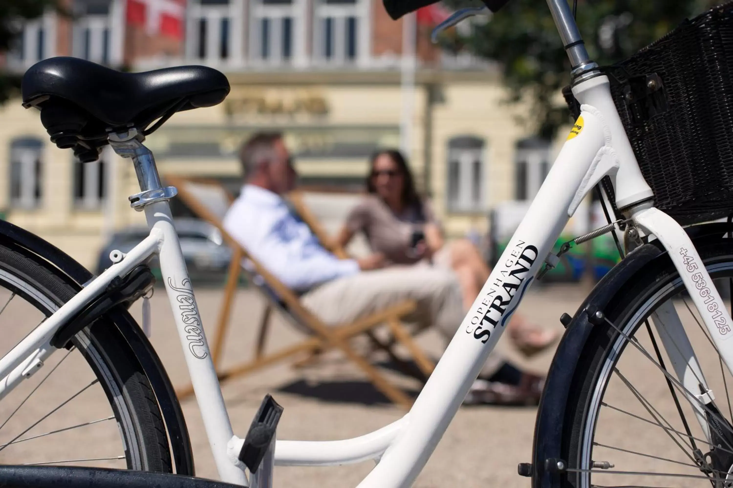 Cycling, Biking in Copenhagen Strand