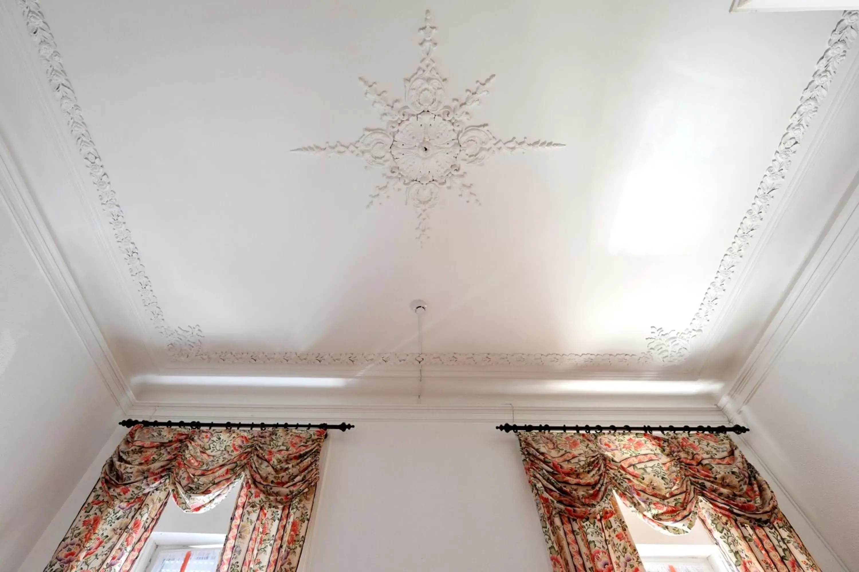 Decorative detail, Bed in Hotel Aviz