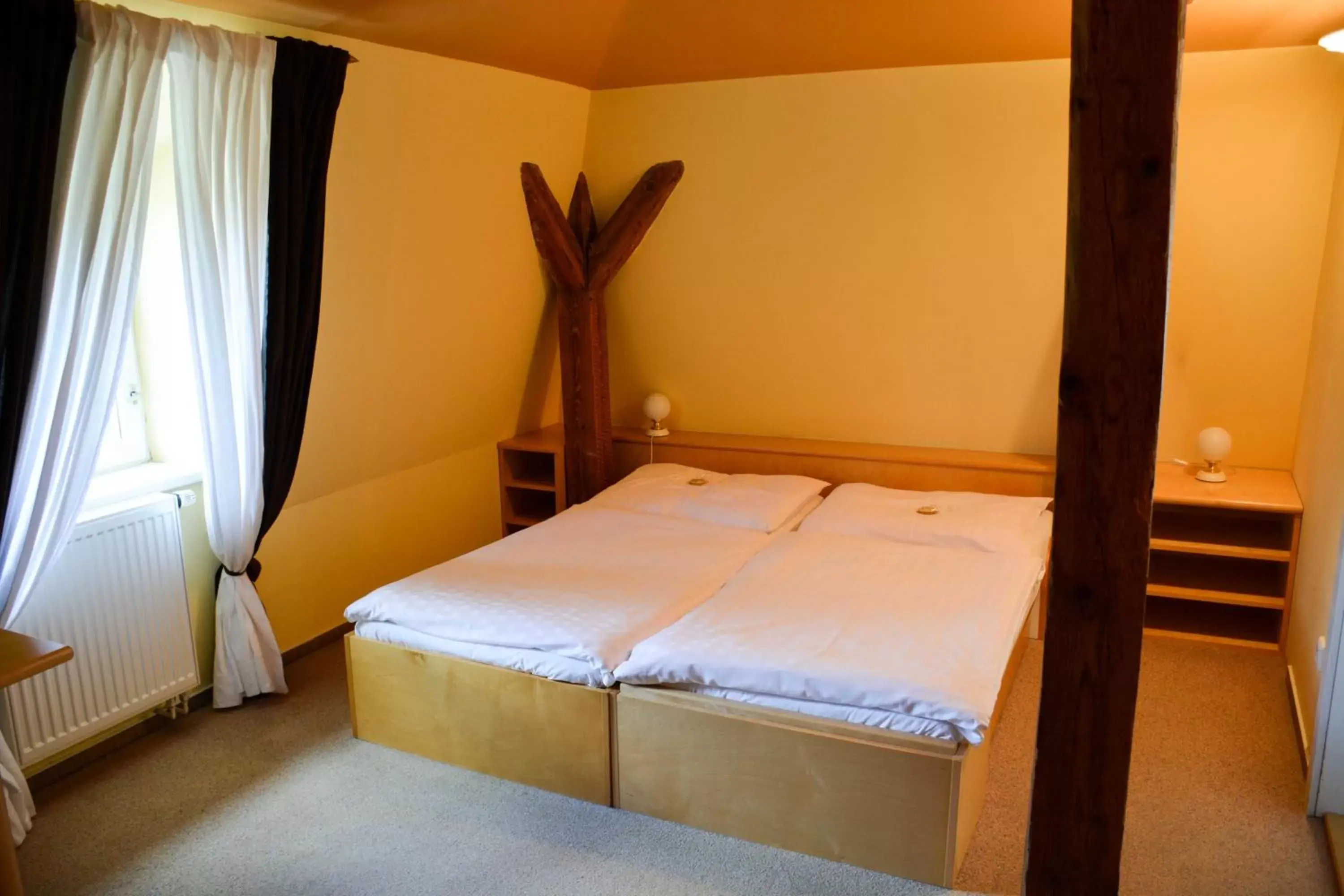 Double Room with Mountain View in Hotel Zámeček na Čeladné Double Room with Mountain View in Hotel Zámeček na Čeladné