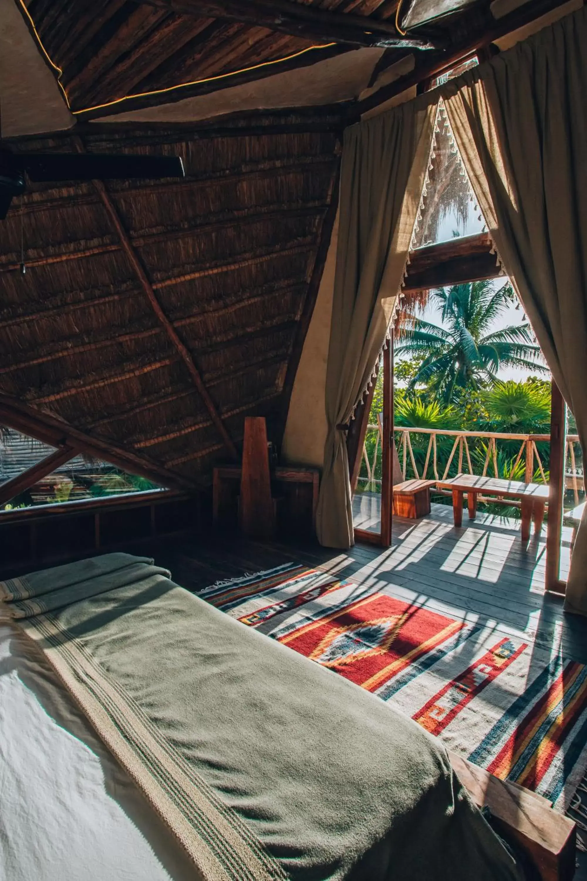 Bedroom, Bed in Ikal Tulum Hotel