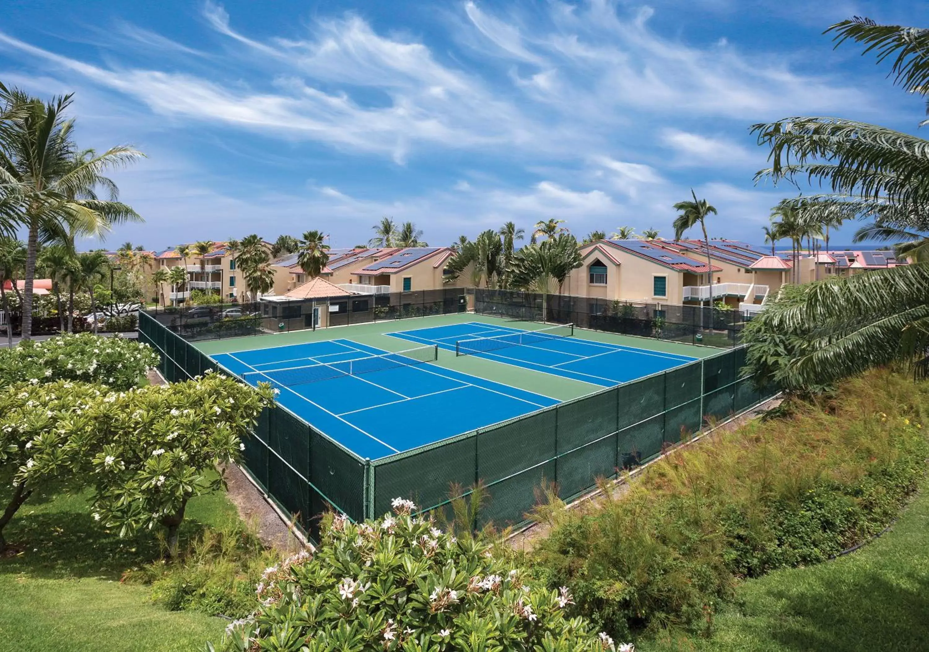 Tennis court in Kona Coast Resort