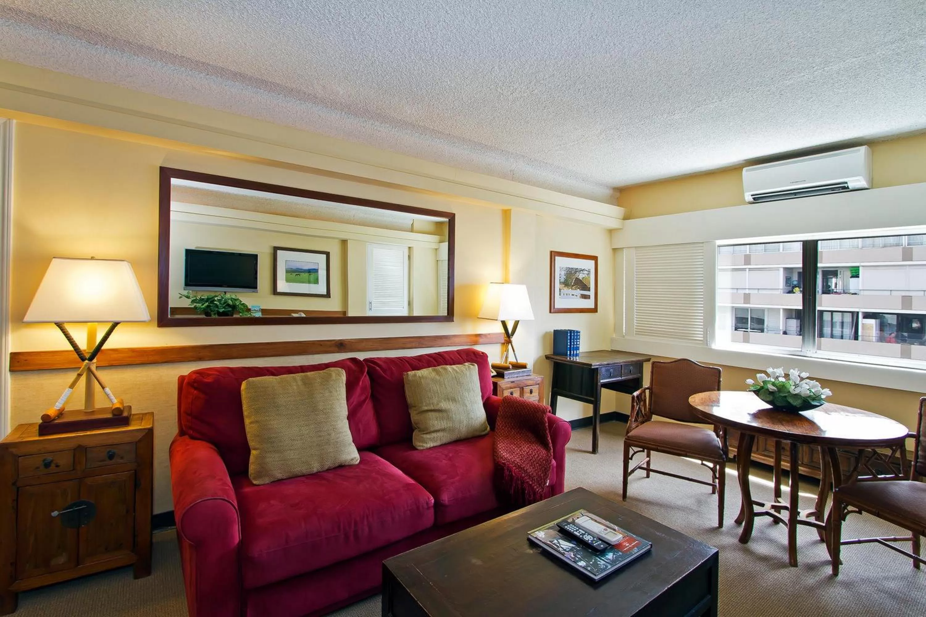 Living room in The Equus