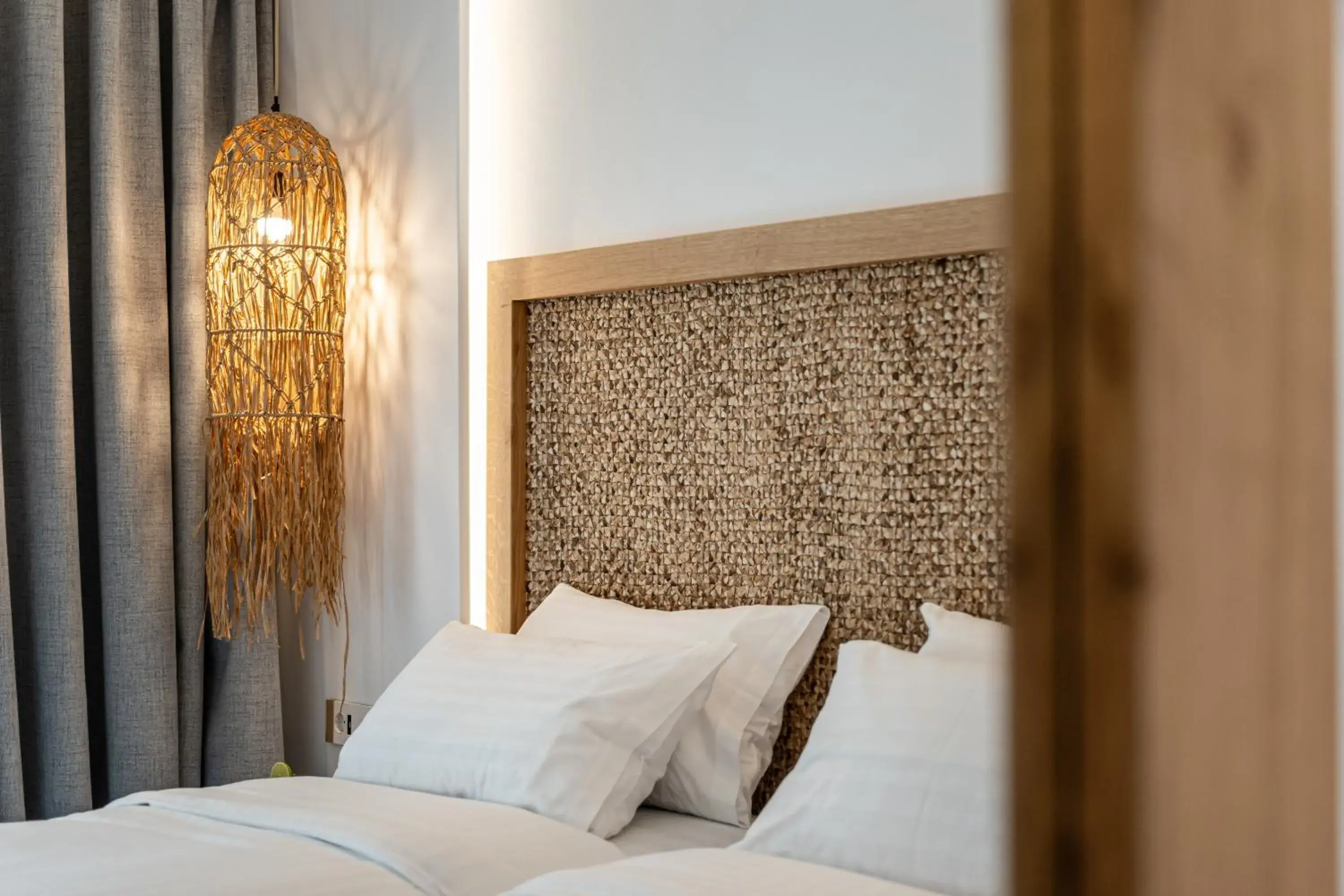 Bed in Naxos Resort Beach Hotel