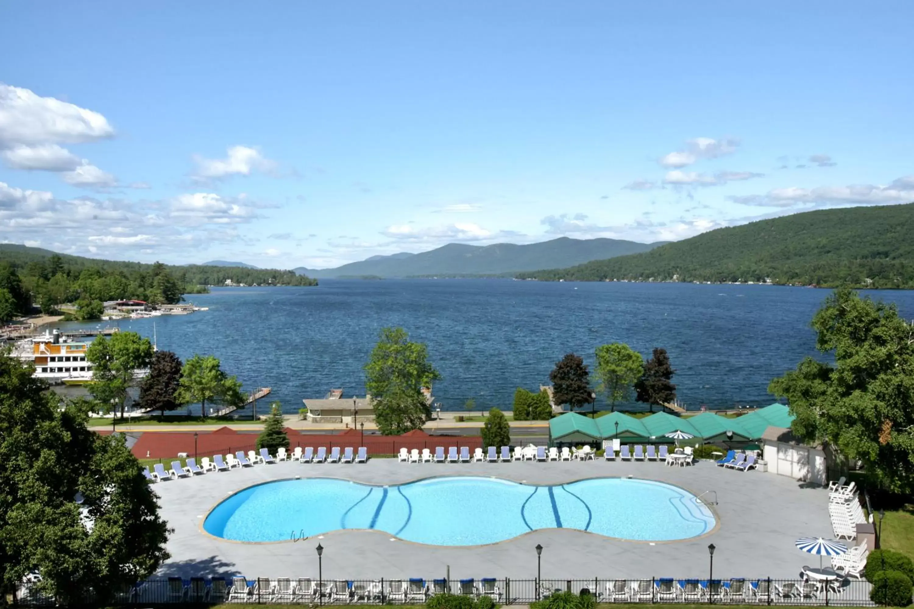 Natural landscape, Pool View in Fort William Henry Hotel