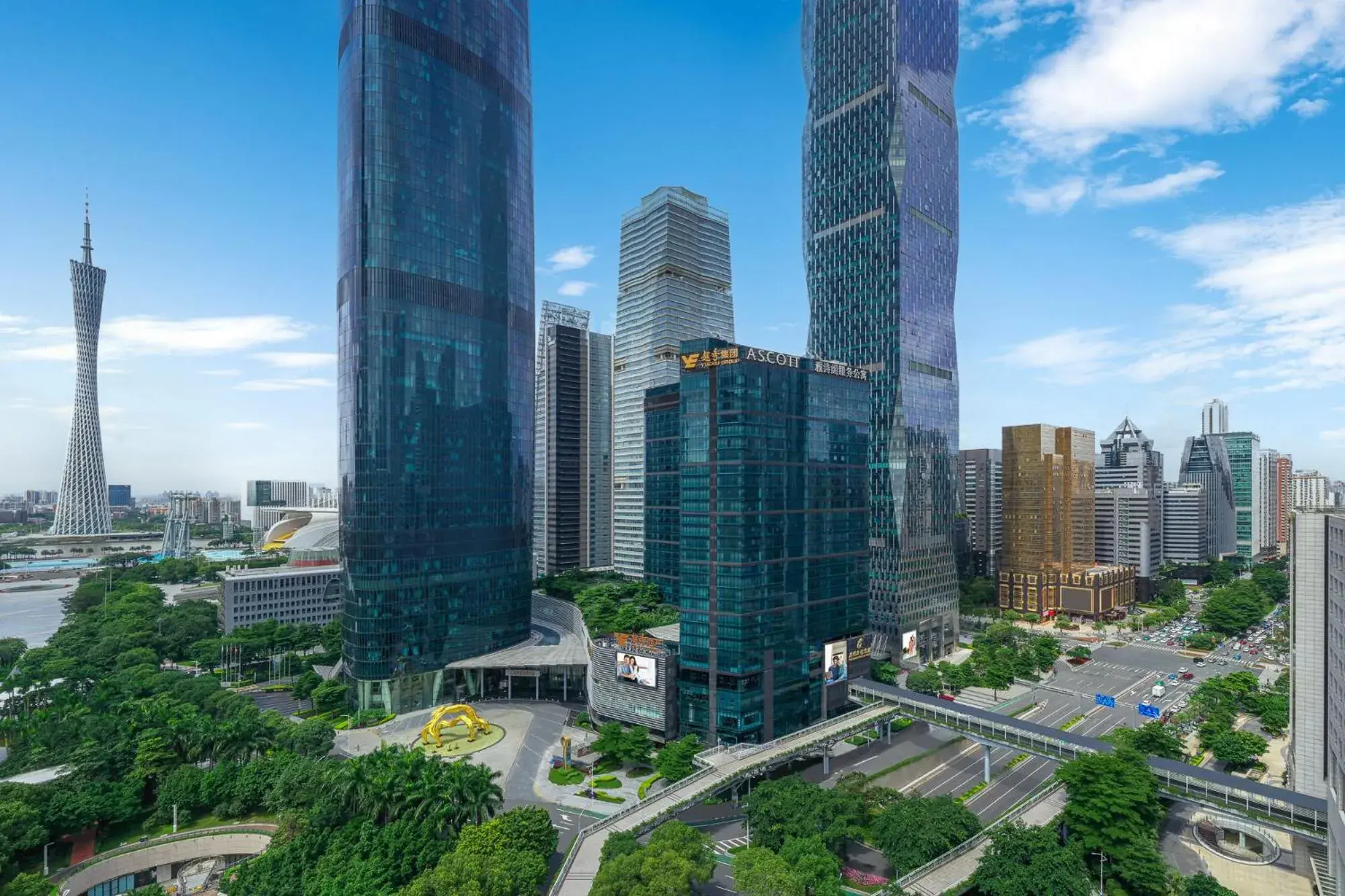 Bird's-eye View in Ascott IFC Guangzhou Residence