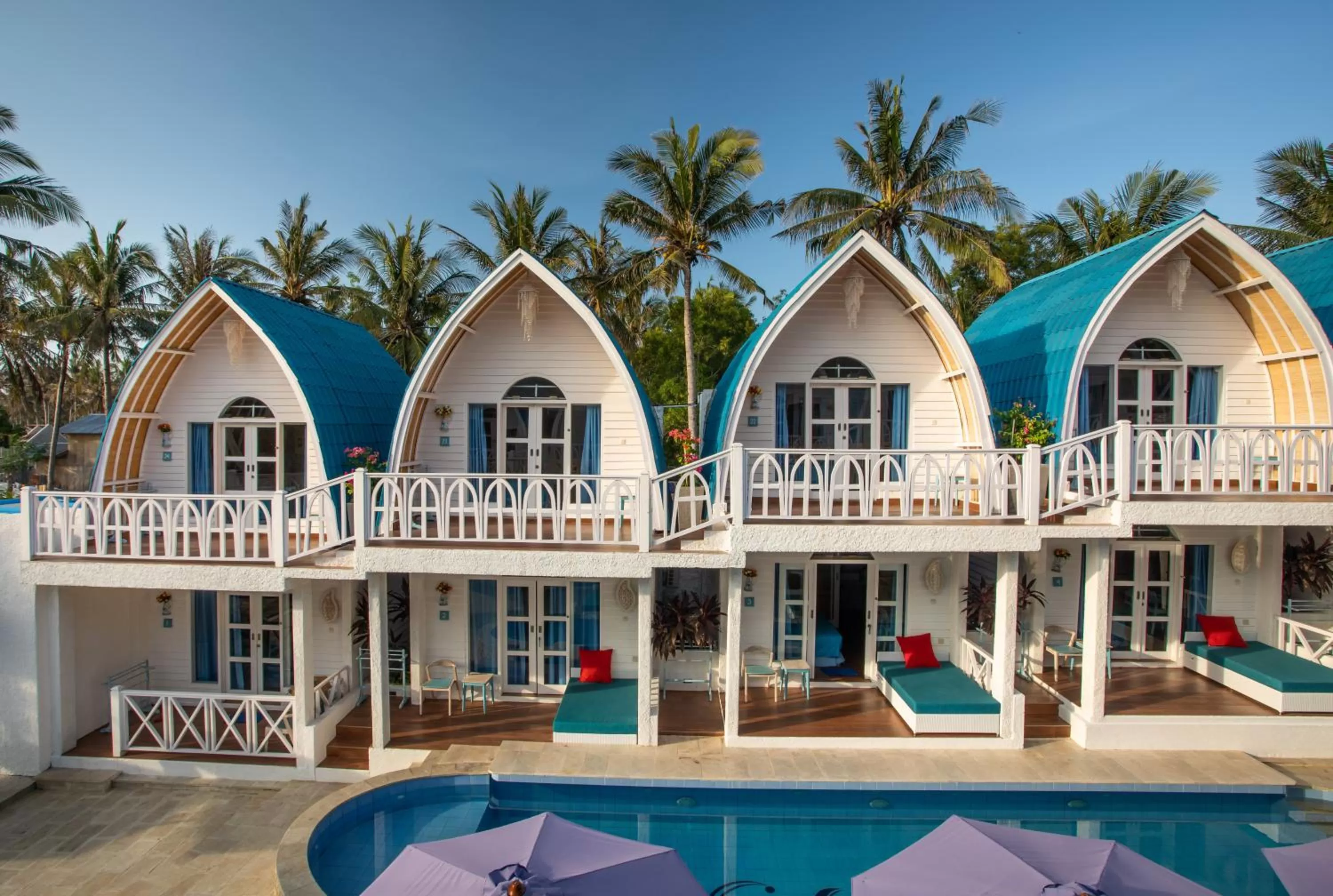 Property building in Santorini Beach Resort