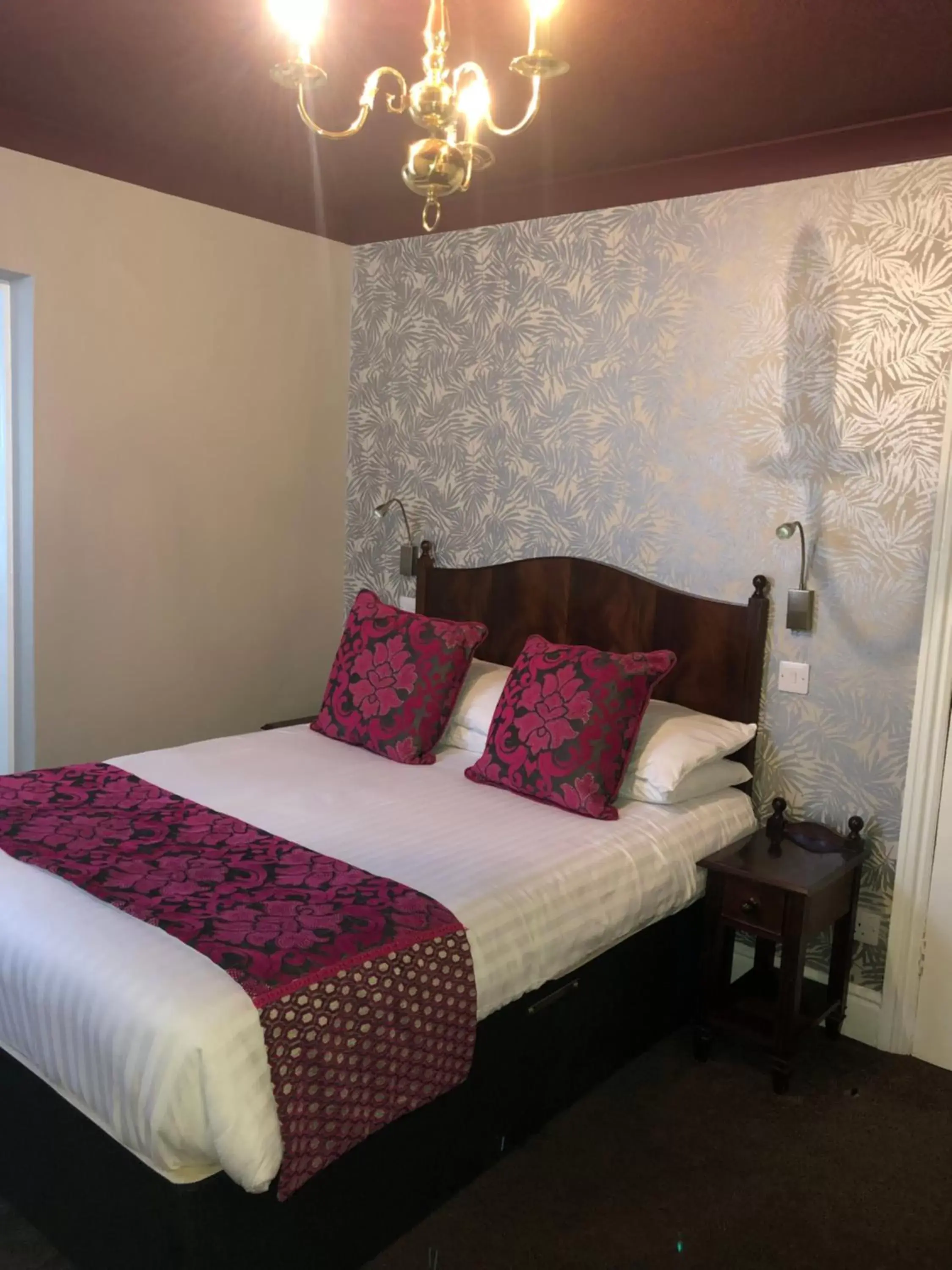 Bed in The Vine Hotel, Skegness