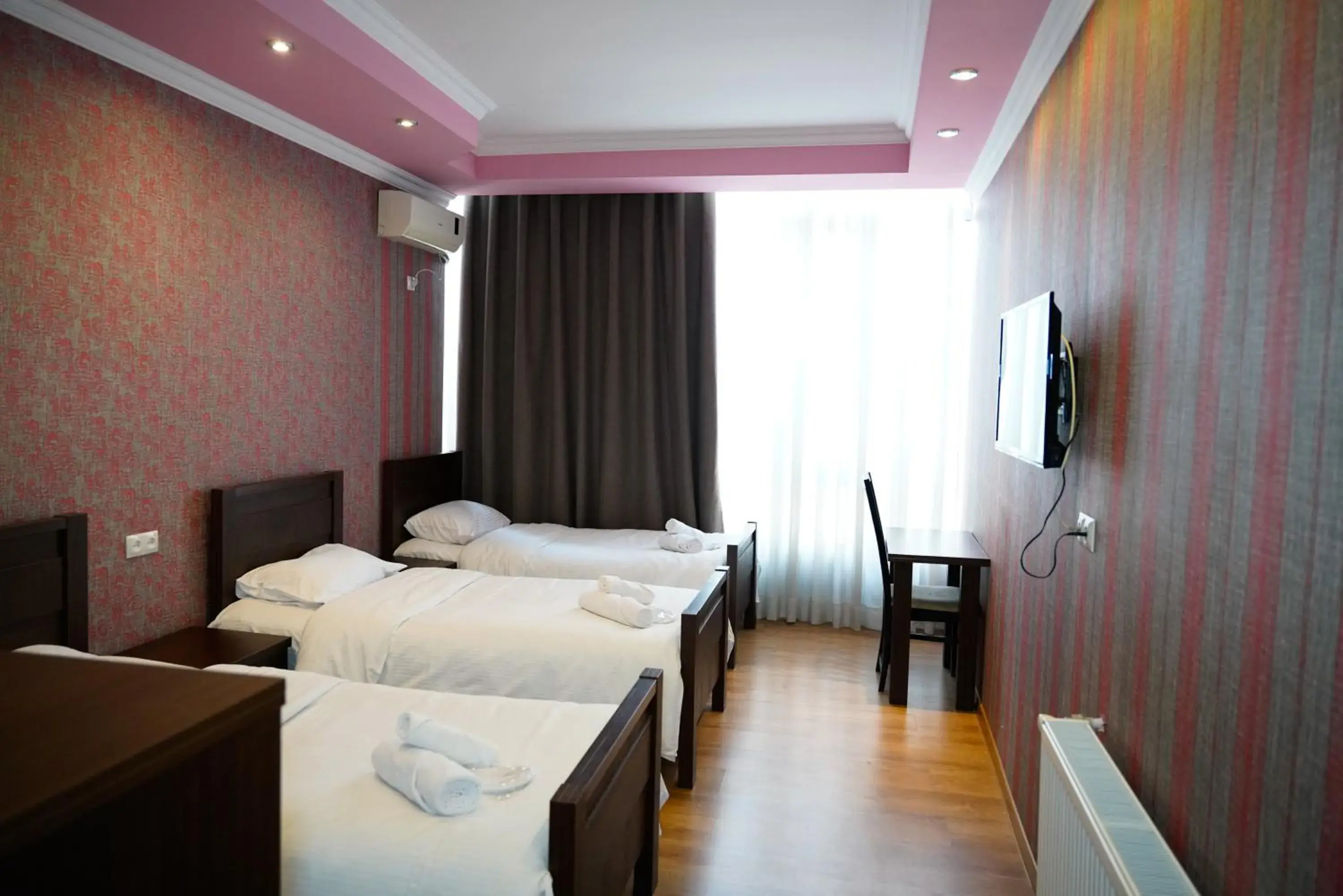 Bed in Hotel Monopoli Kutaisi