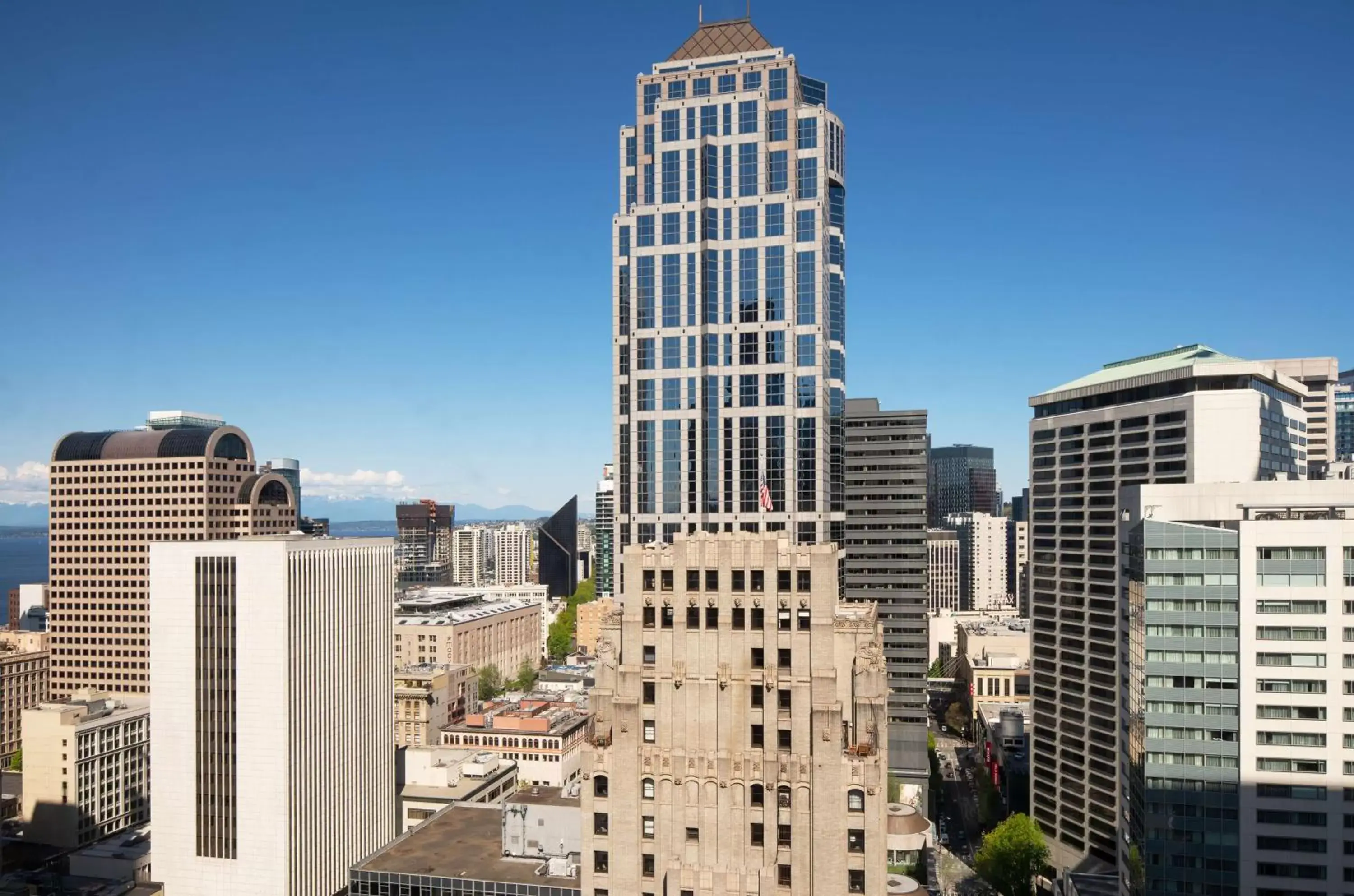 View (from property/room) in Hilton Seattle