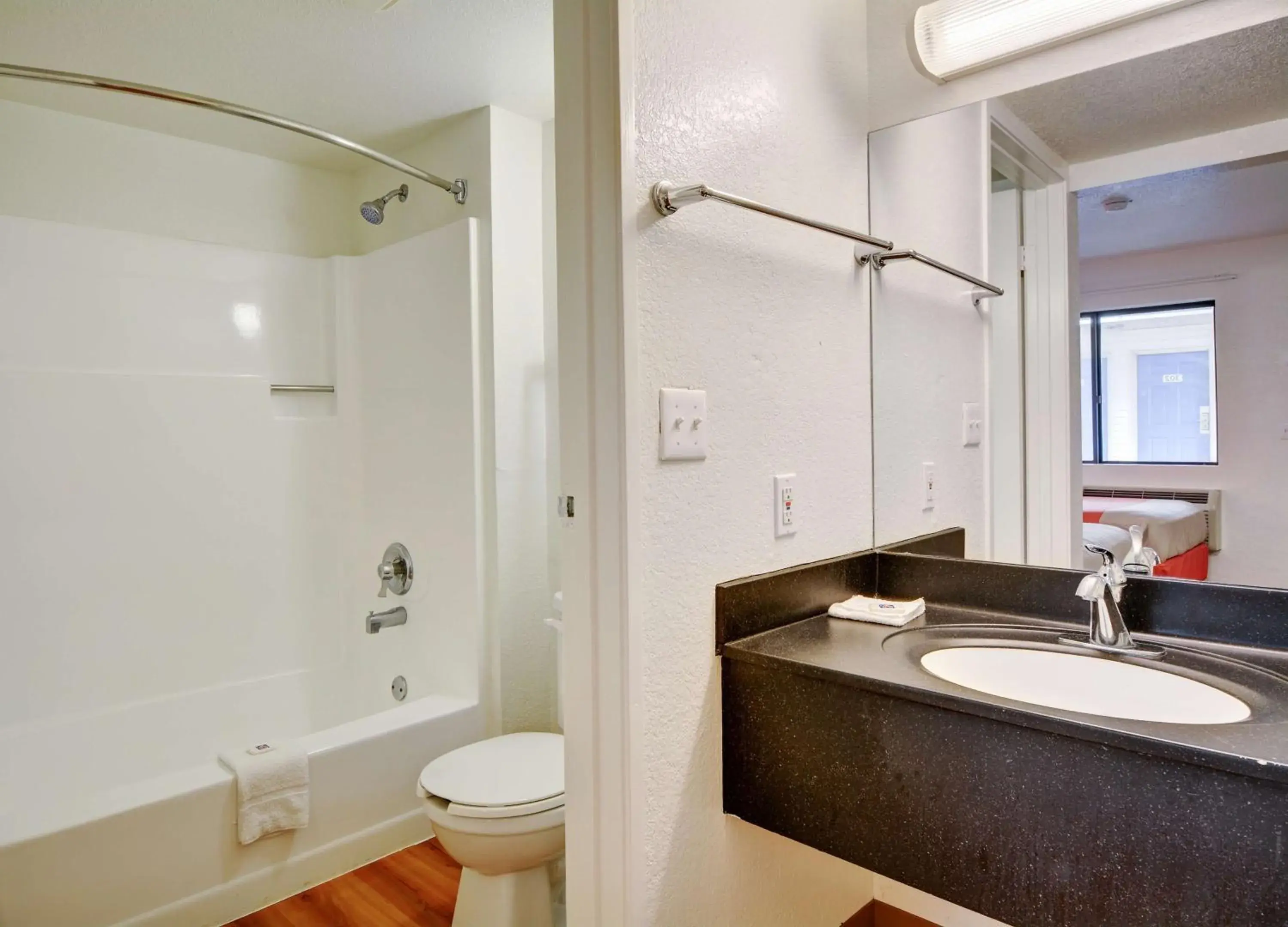 Shower, Bathroom in Motel 6-Southington, CT - Hartford