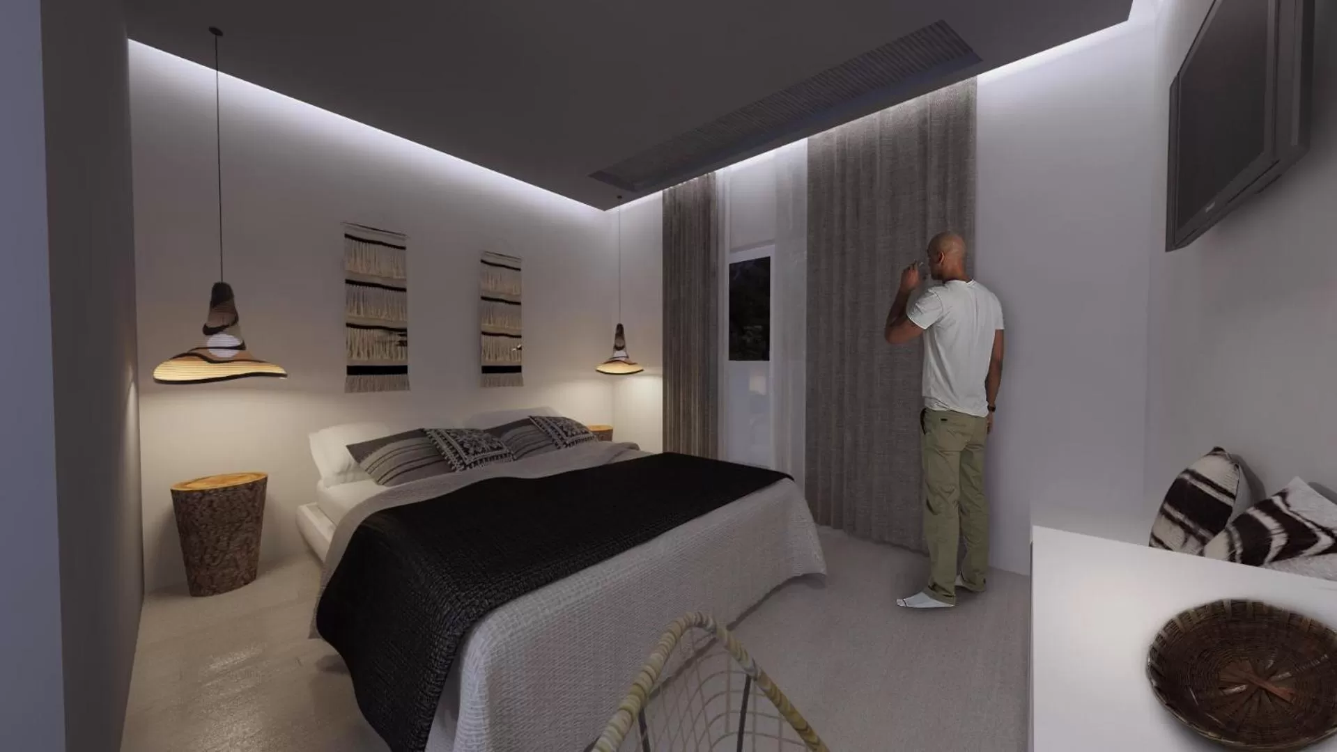 Photo of the whole room, Bed in AELLIA HOTEL & SUITES LEROS