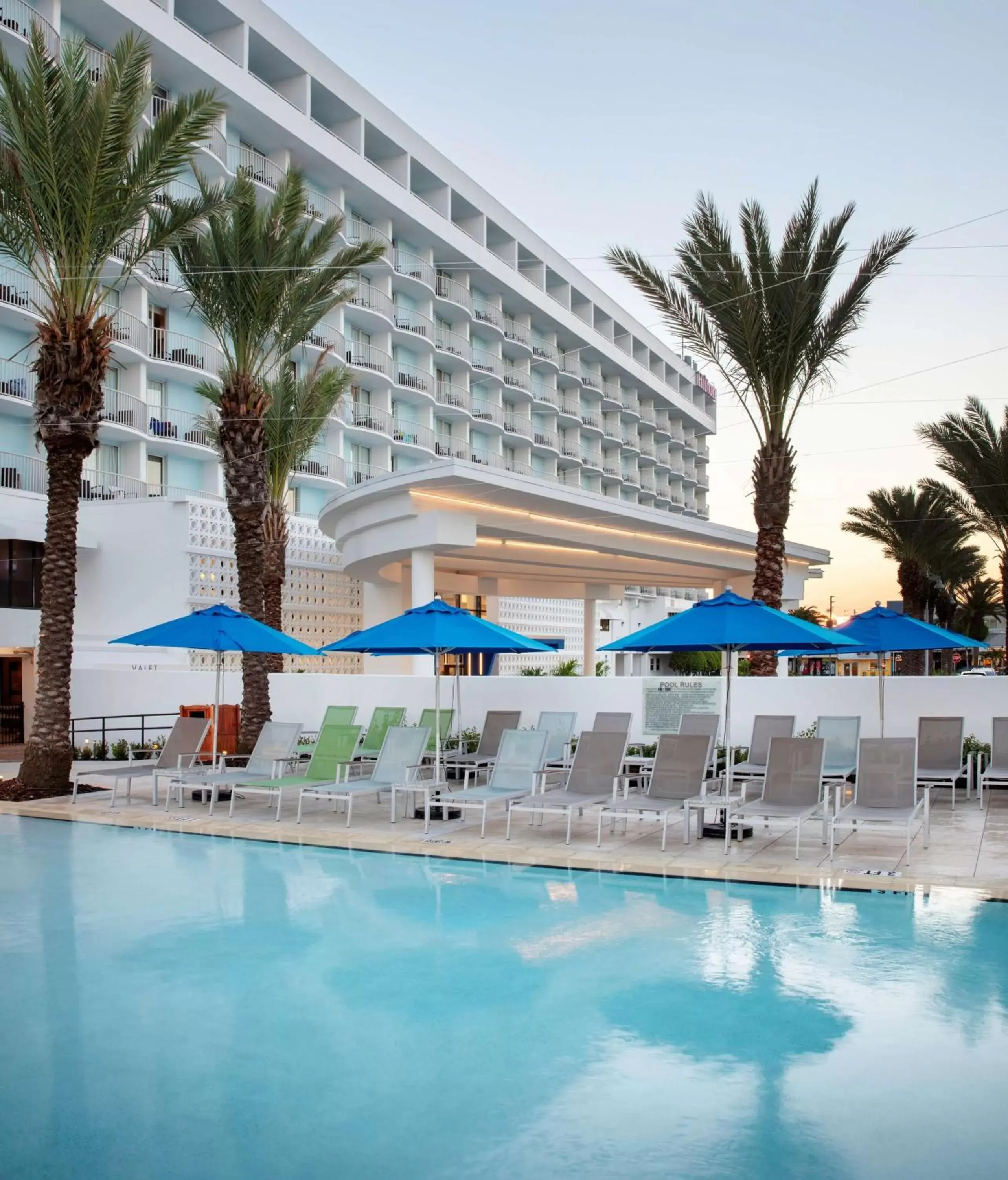 Property building, Swimming Pool in Hilton Clearwater Beach Resort & Spa