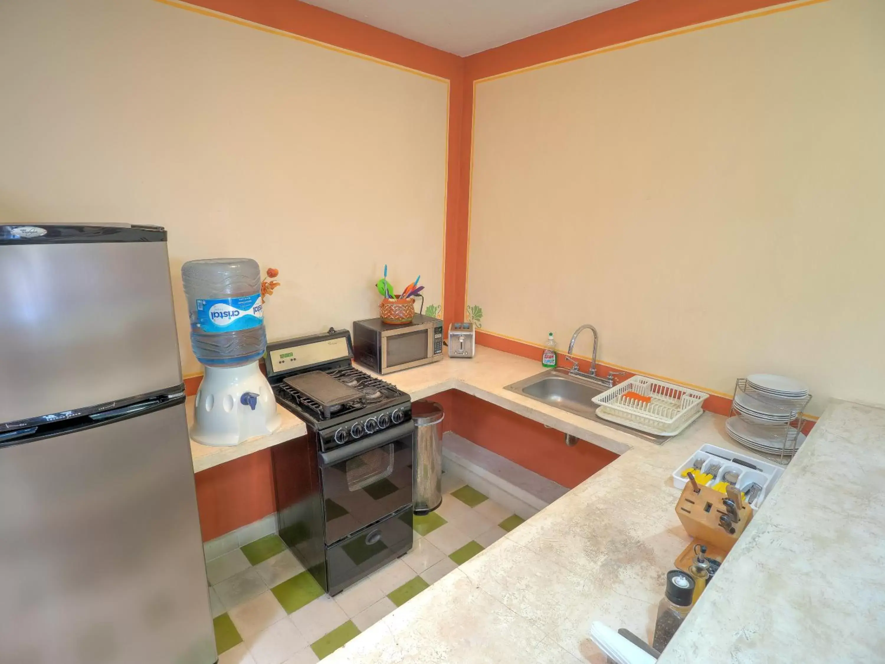 Kitchen/Kitchenette in Hotel Luz en Yucatan