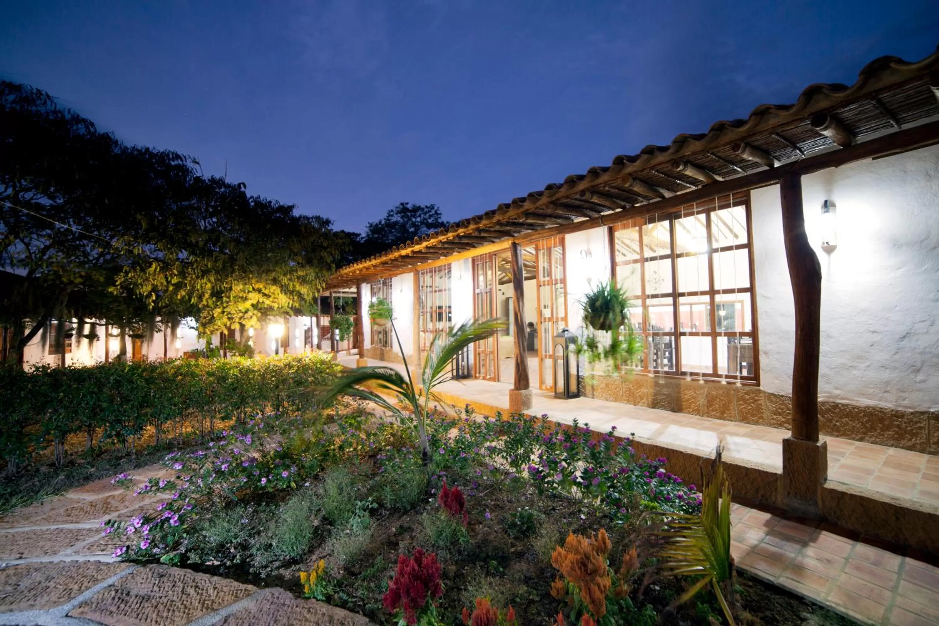 Restaurant/places to eat in Hotel Finca Buenos Aires Barichara