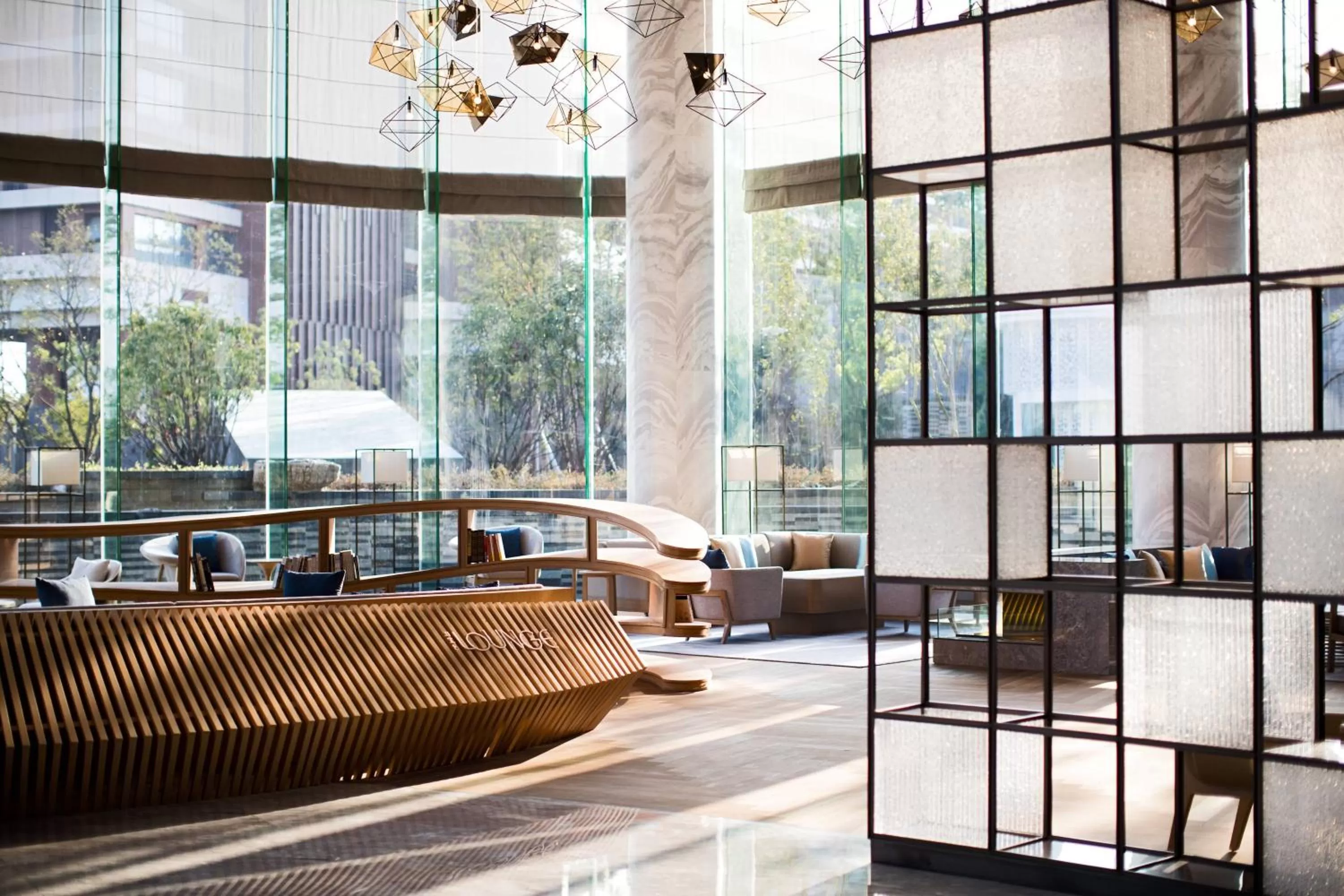 Lobby or reception in Suzhou Marriott Hotel Taihu Lake