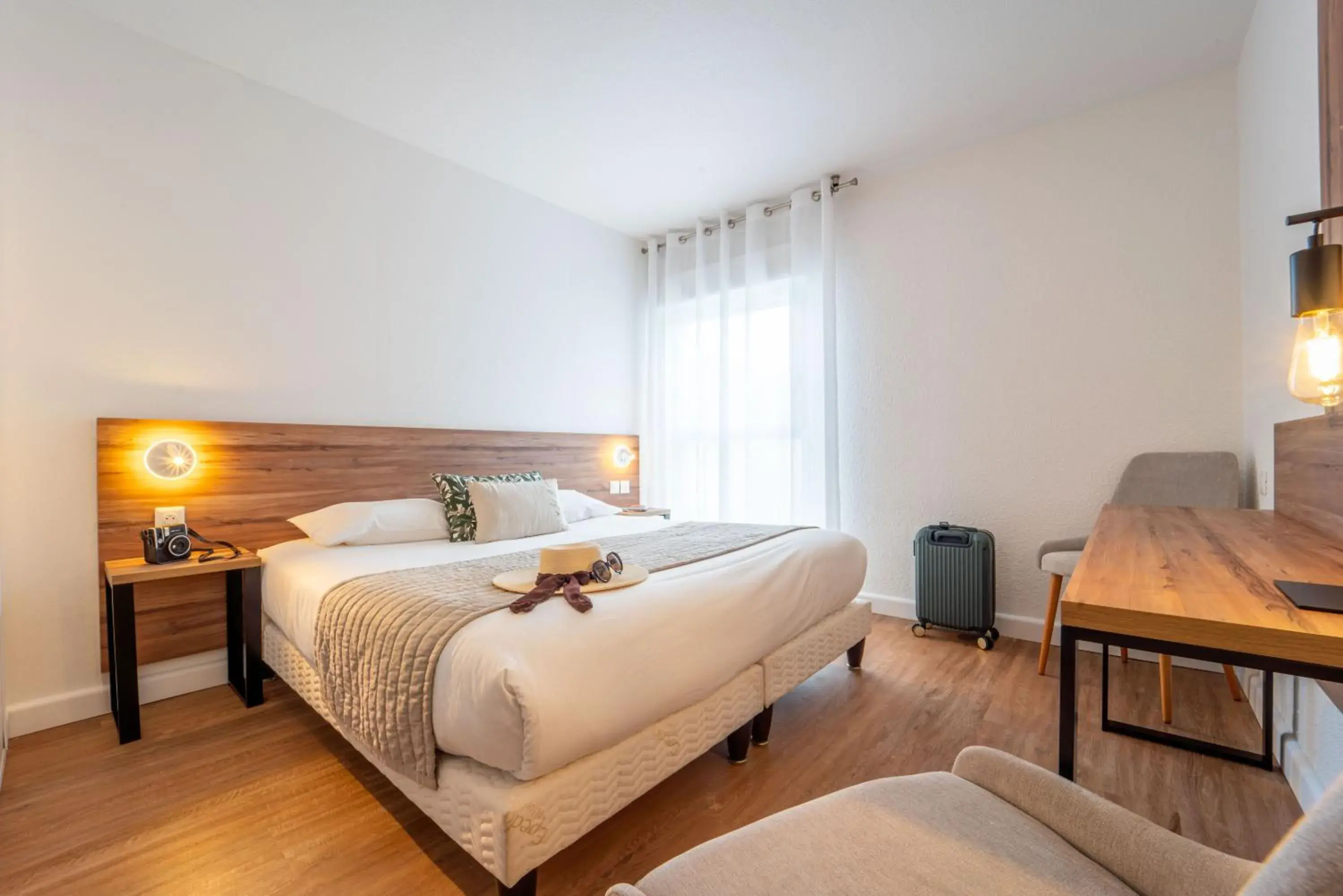 Bed in Hôtel Restaurant La Forestière Bed in Hôtel Restaurant La Forestière