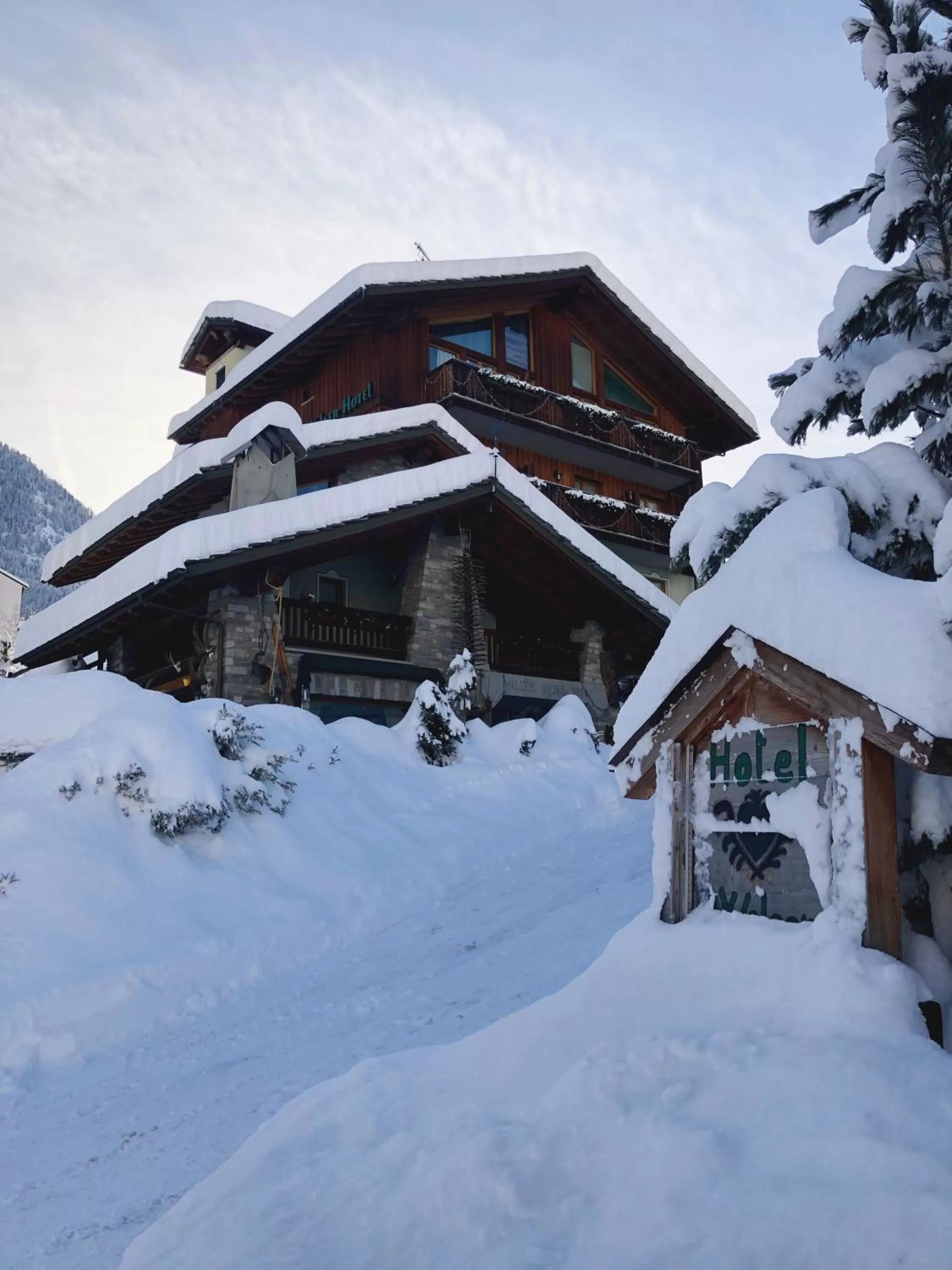 Property building in Hotel Walser Courmayeur