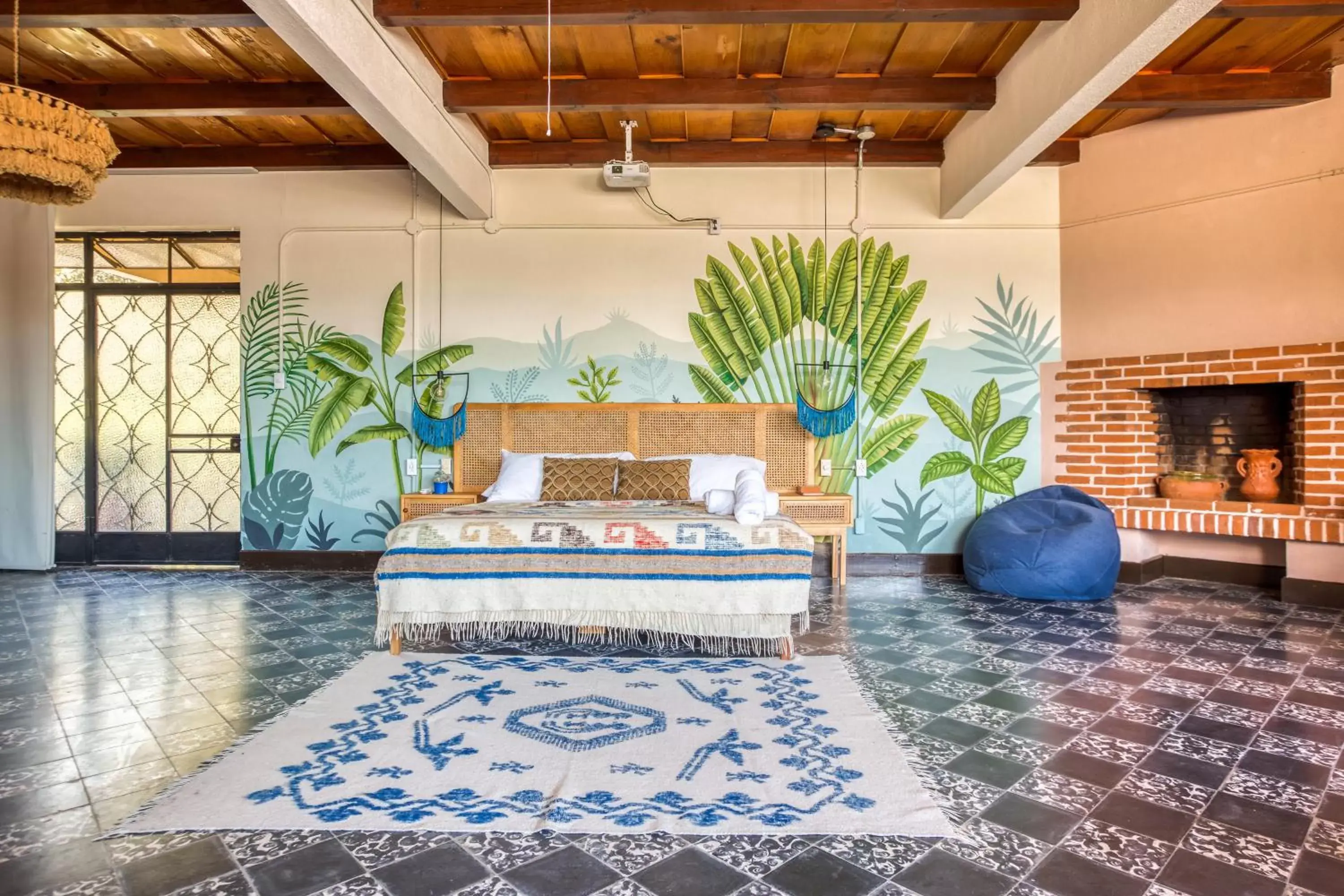 Bed in Socialtel Atitlan Bed in Socialtel Atitlan