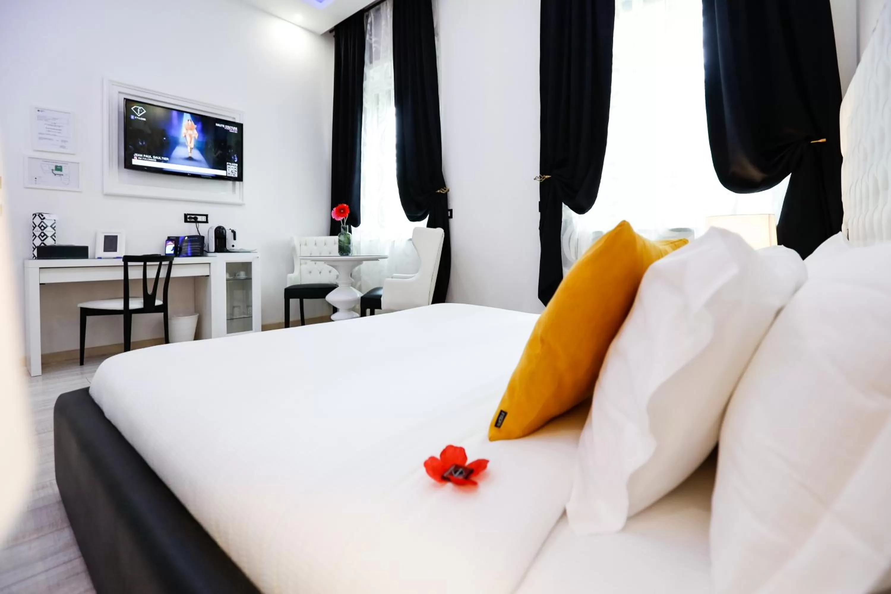 Bed in Escape Luxury Suite - CA Domus Collection