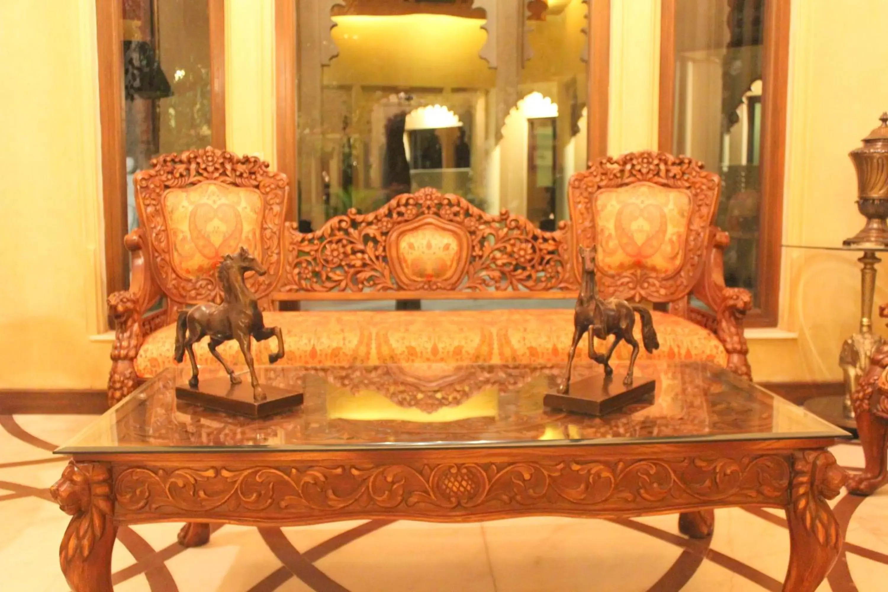 Lobby or reception in juSTa Rajputana Resort & Spa