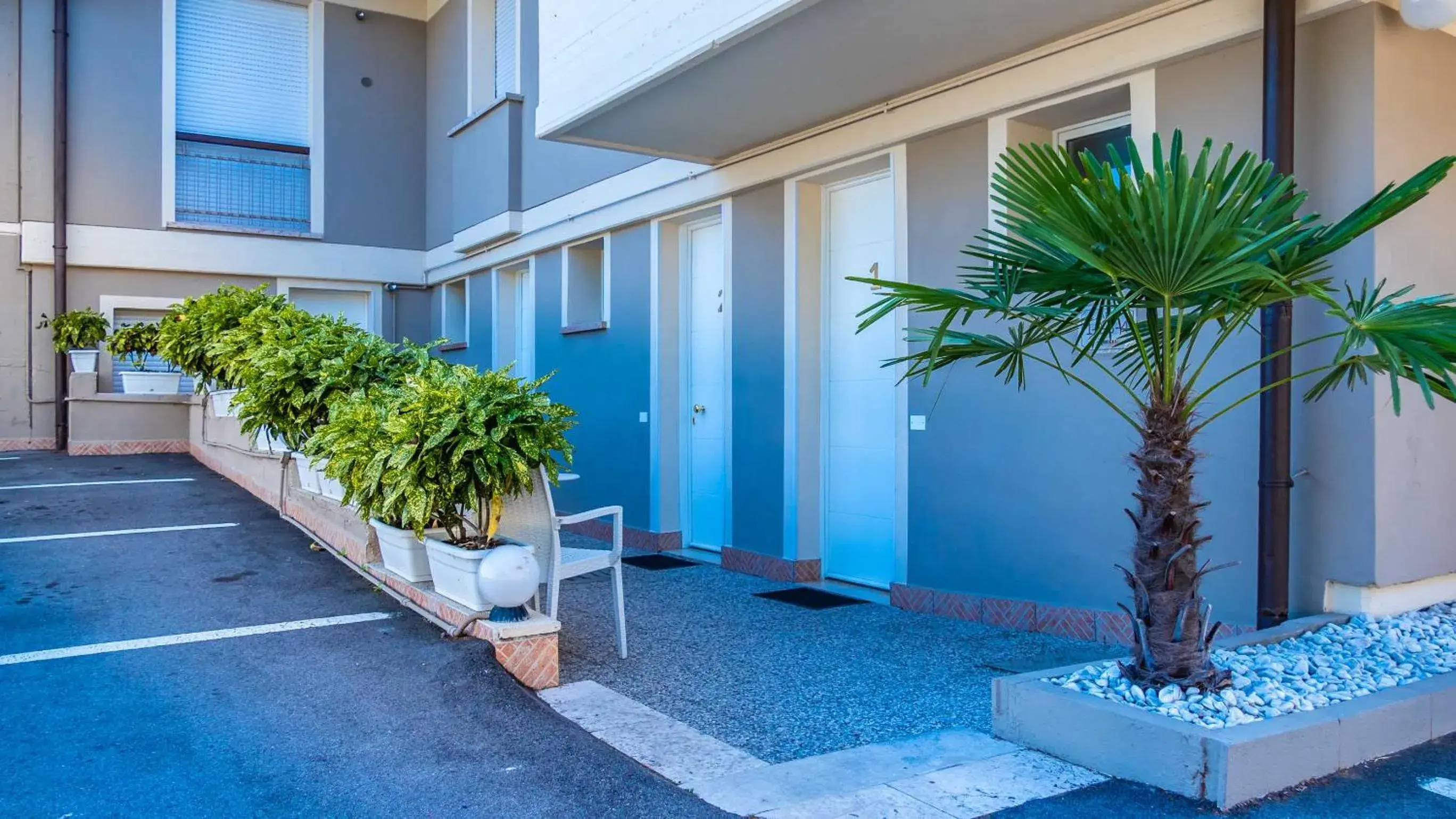 Patio in Hotel Venezia Park