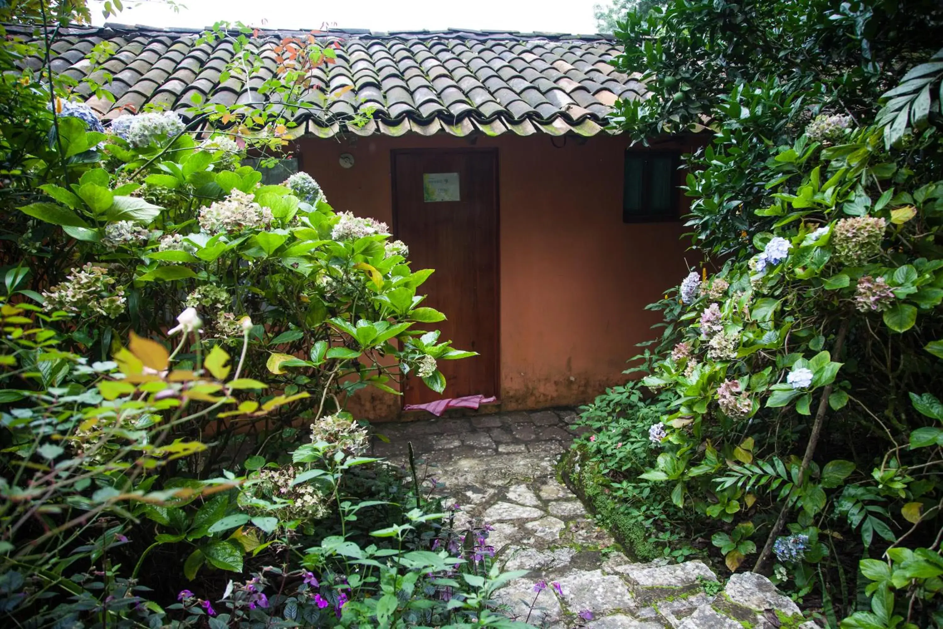 Garden in Hotel Taselotzin