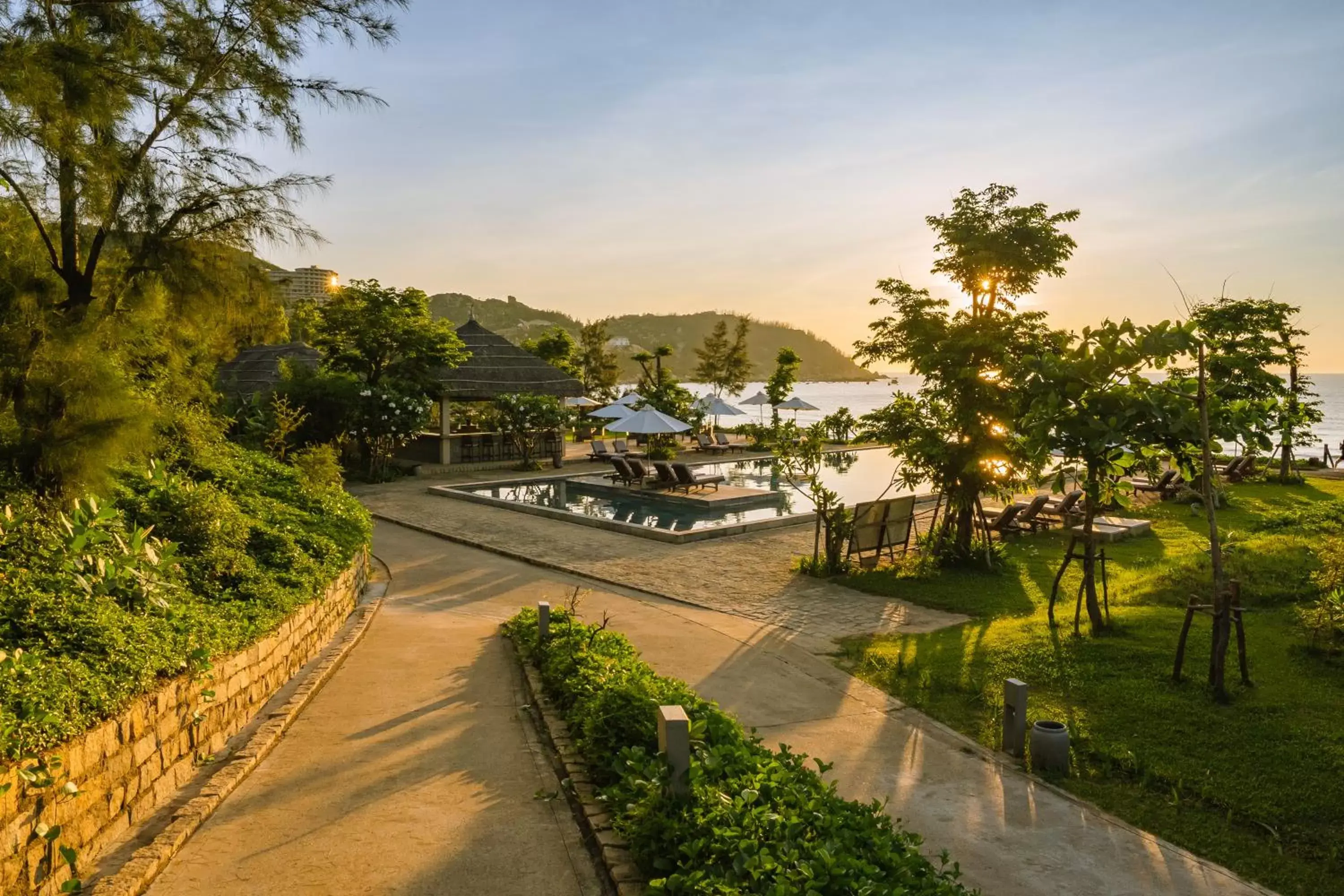 Garden view in Crown Retreat Quy Nhon Resort