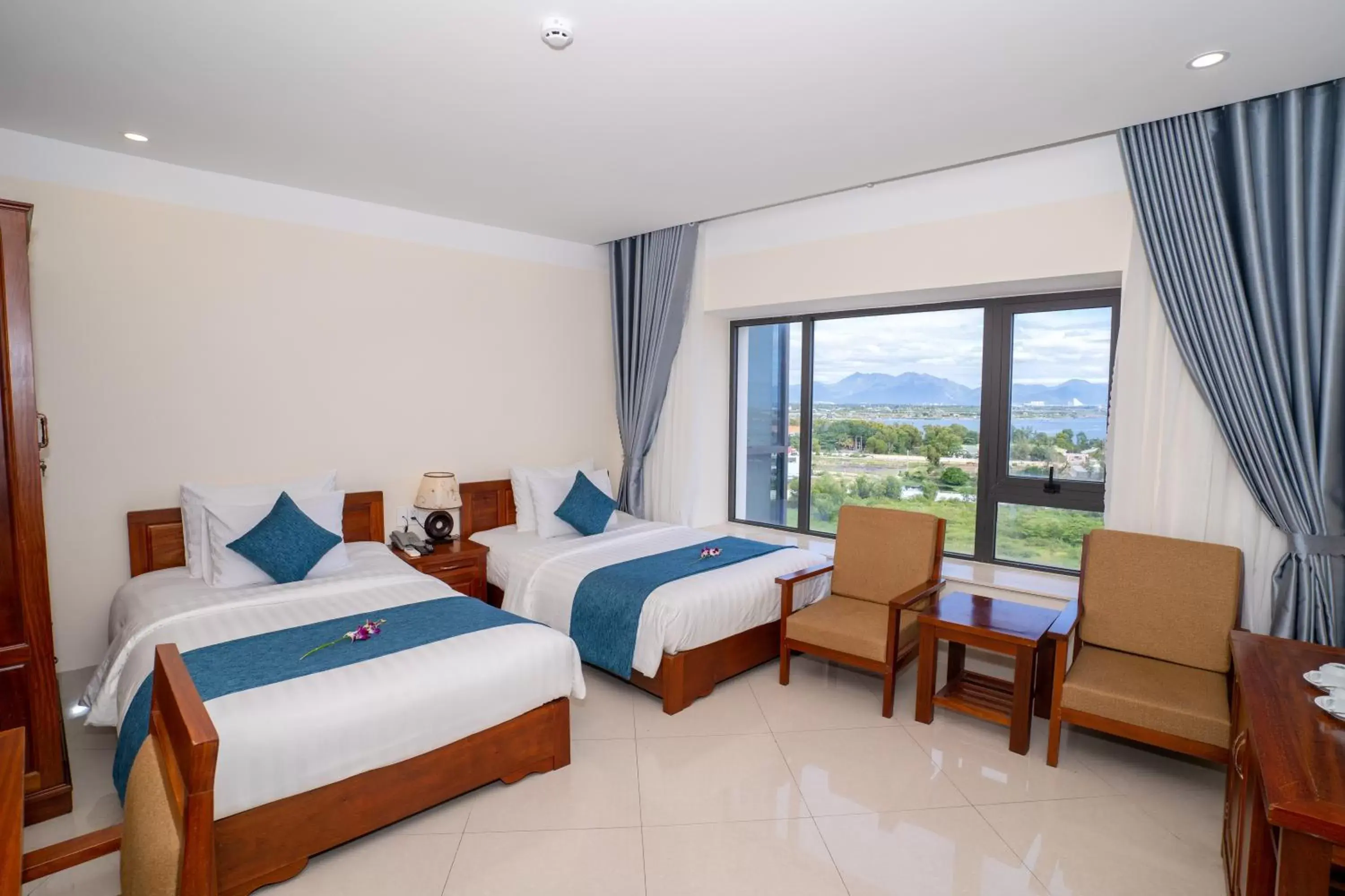 Bed in Navy Hotel Cam Ranh