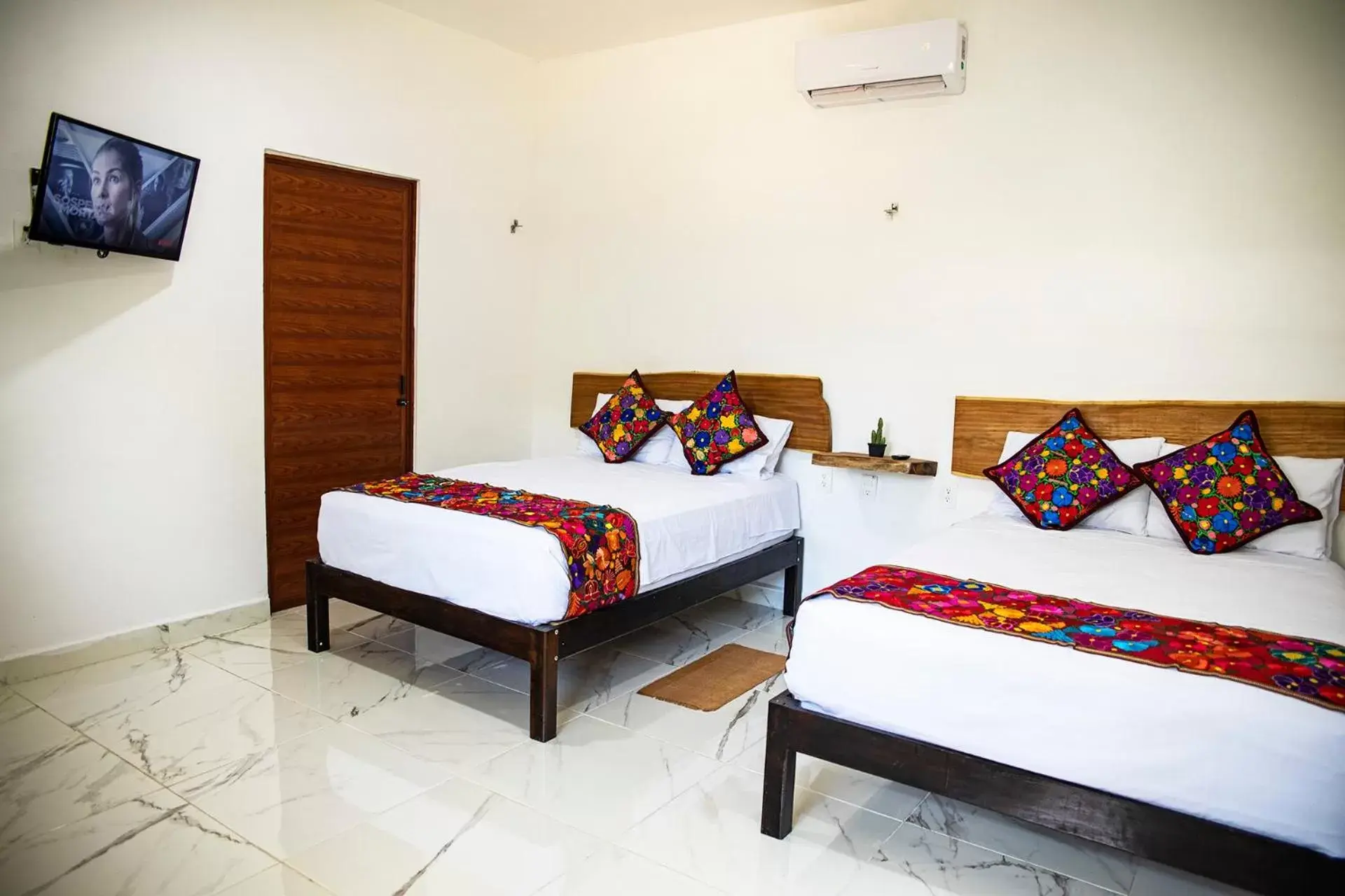 Bed in Hotel & Temazcal Bacalike
