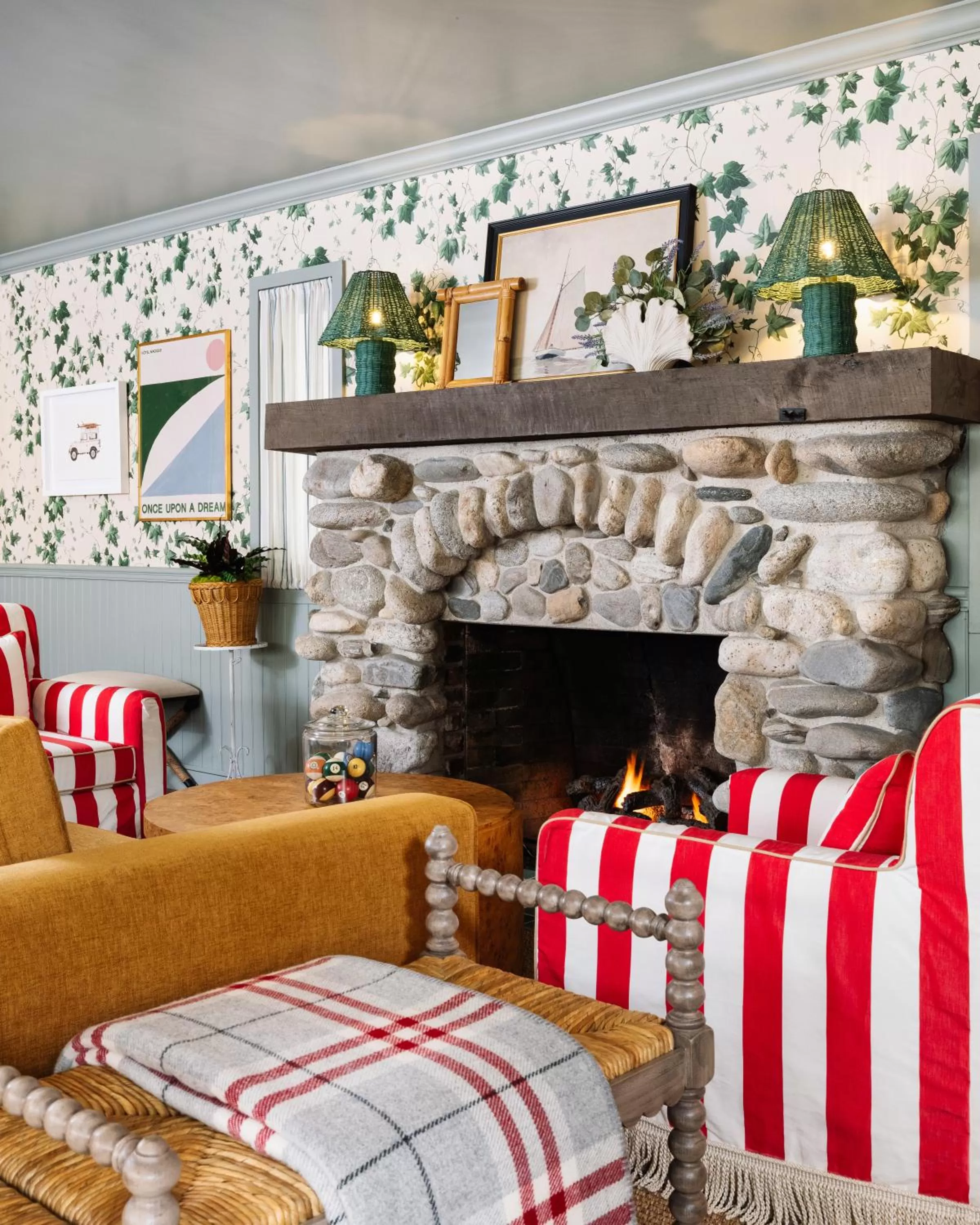 Seating area in Le Petit Pali at 8th Ave