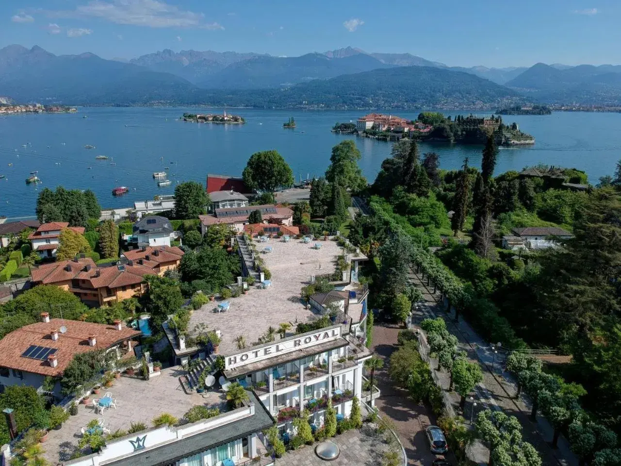 Property building, Bird's-eye View in Hotel Royal