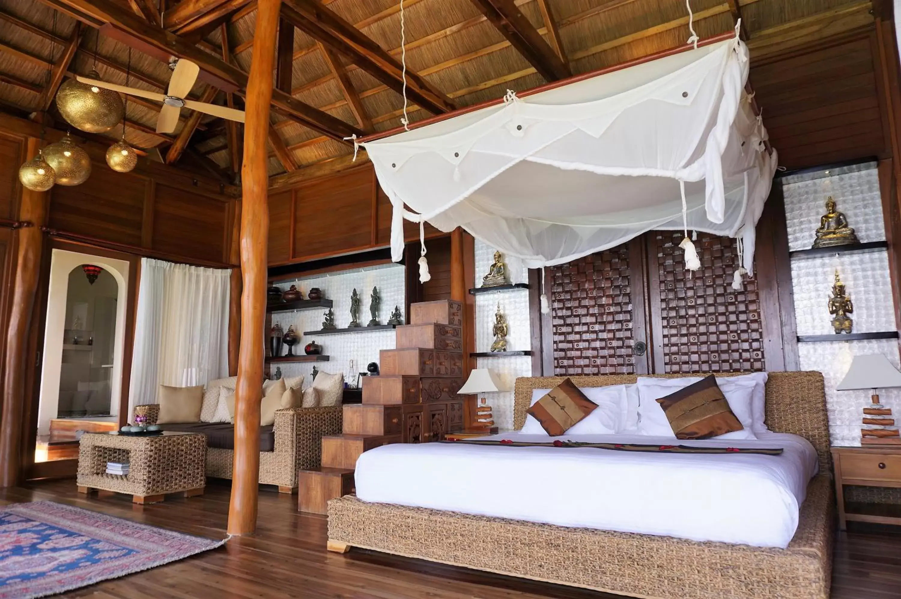 Living room, Bed in Vellago Resort