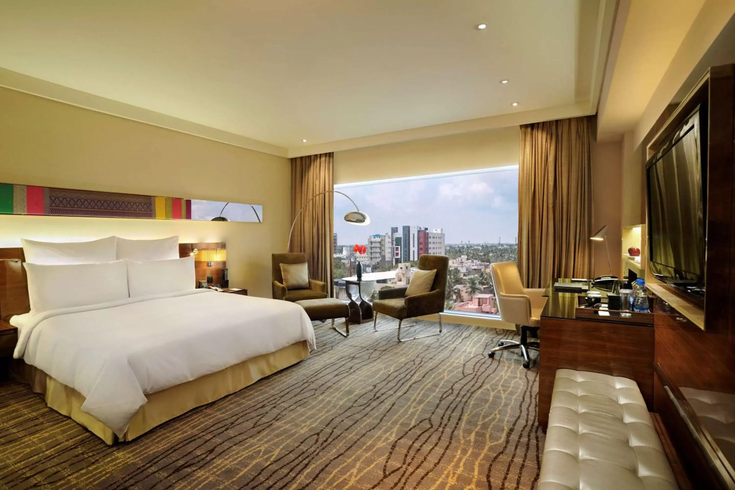 Bed in Hilton Chennai Bed in Hilton Chennai